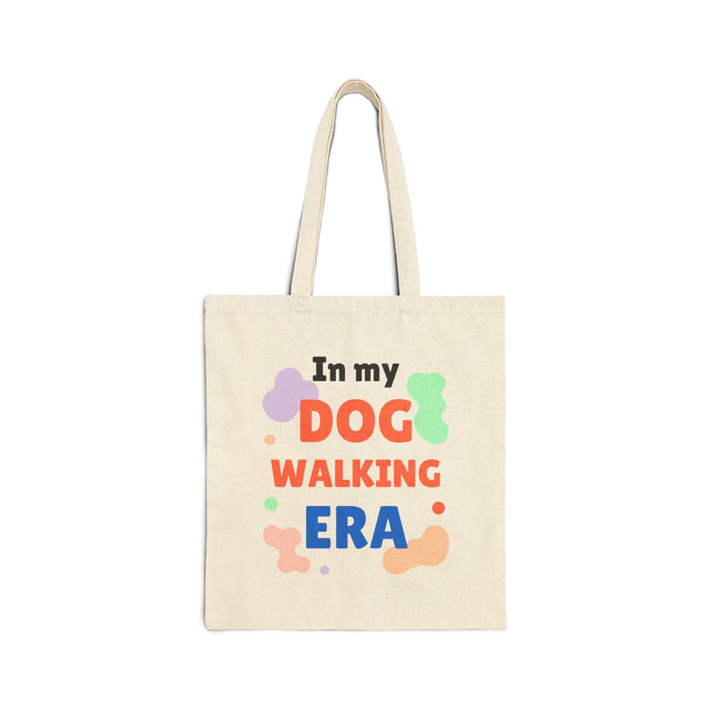 Dog Walking Era Tote Bag — 'In My Dog Walking Era' Canvas Tote