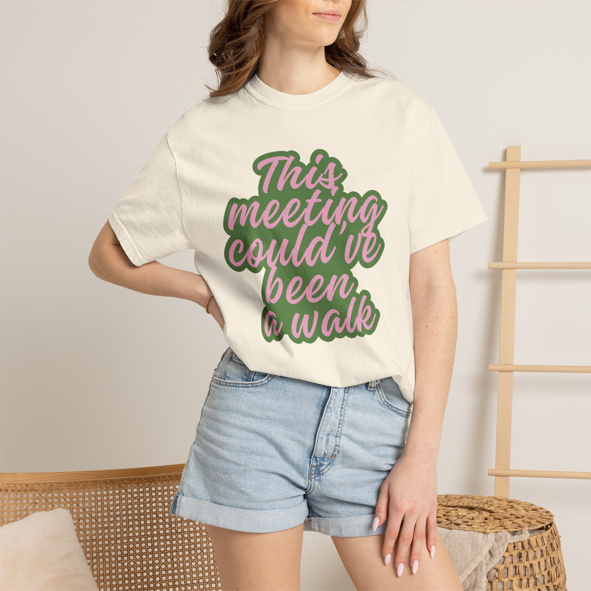 This Meeting Could’ve Been a Walk T-Shirt | Funny Work From Home & Nature Lover Graphic Tee