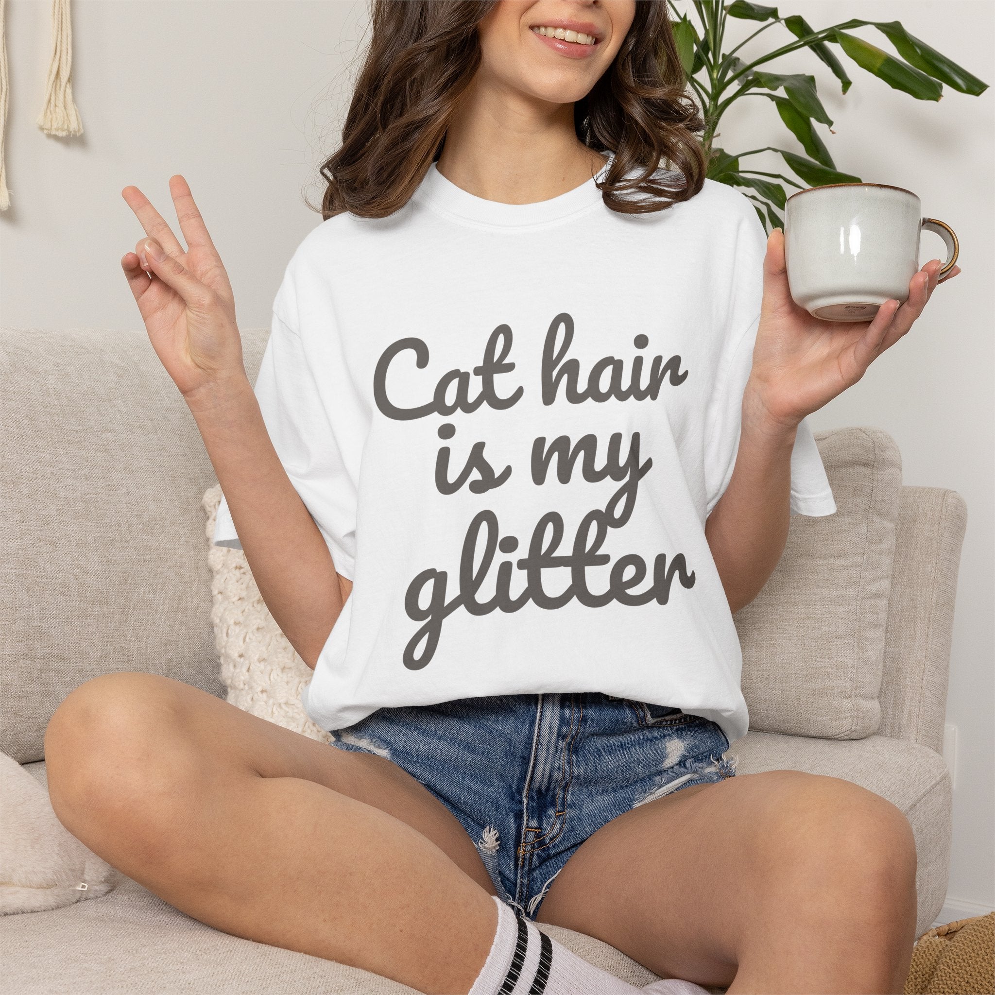 Cat Hair Is My Glitter T-Shirt