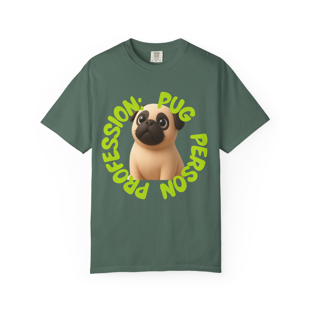 Pug Person Graphic T-Shirt — "Pug Person" Cute Cartoon Pug Tee