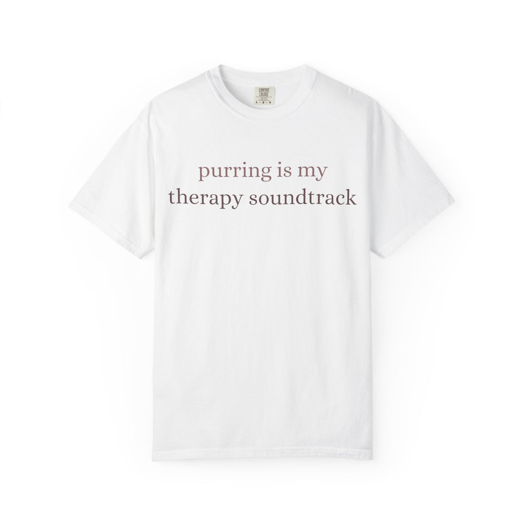 Purring Is My Therapy Soundtrack T-Shirt