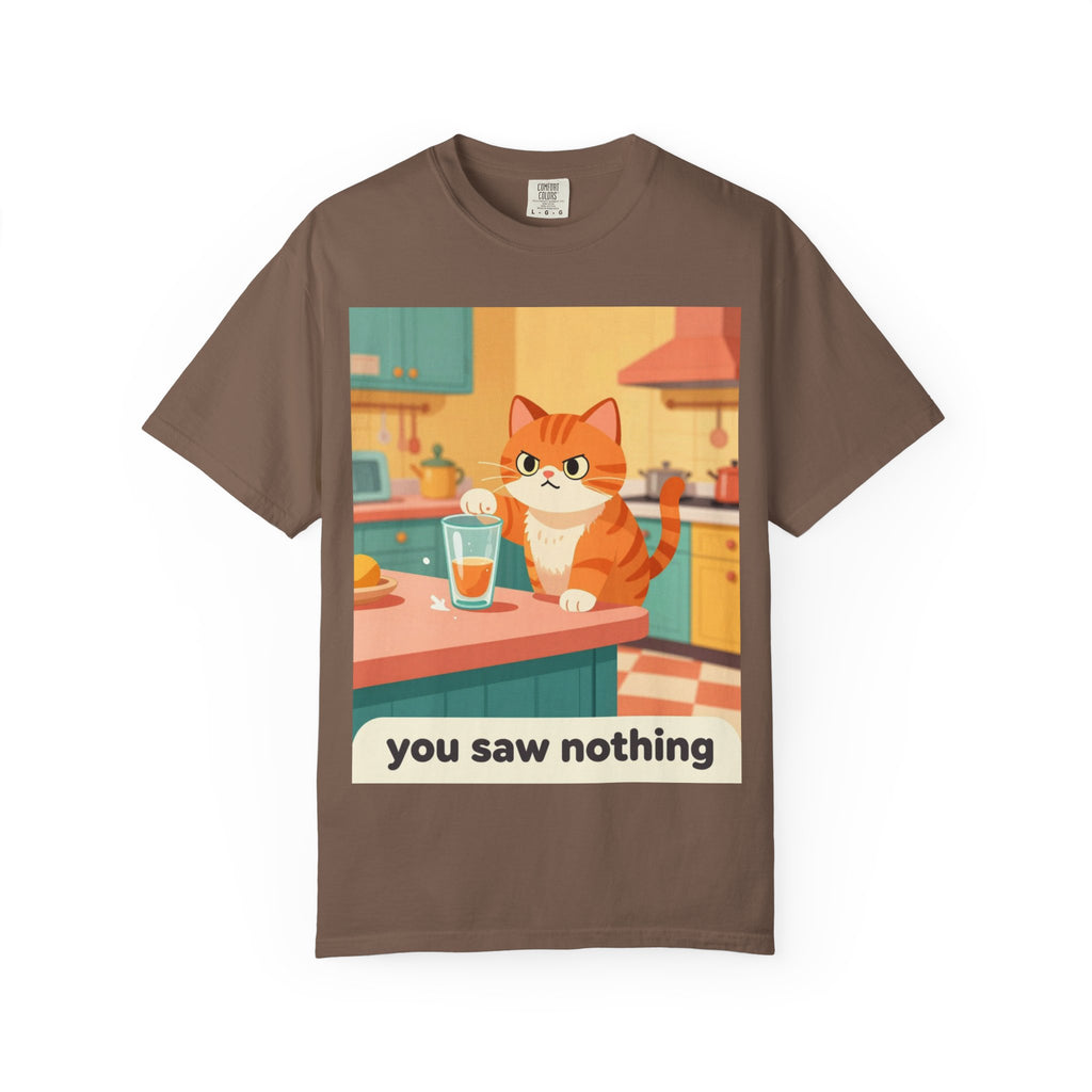 Cat 'You Saw Nothing' T-Shirt