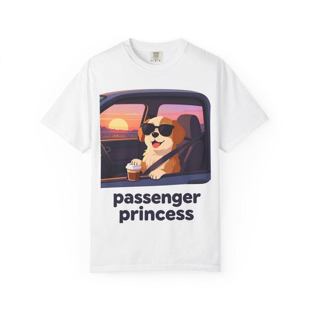 Passenger Princess T-Shirt – Cute Dog Graphic Tee