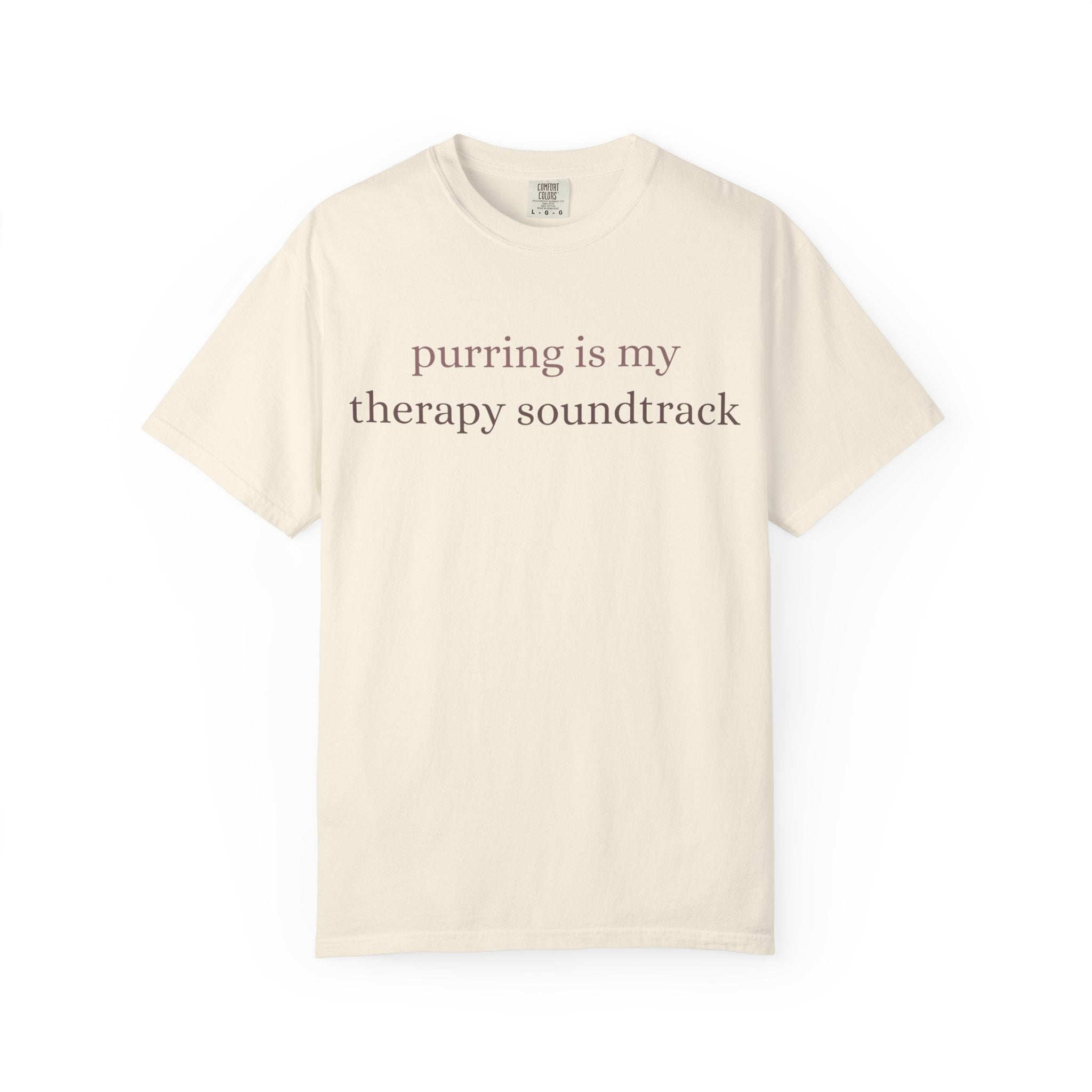 Purring Is My Therapy Soundtrack T-Shirt