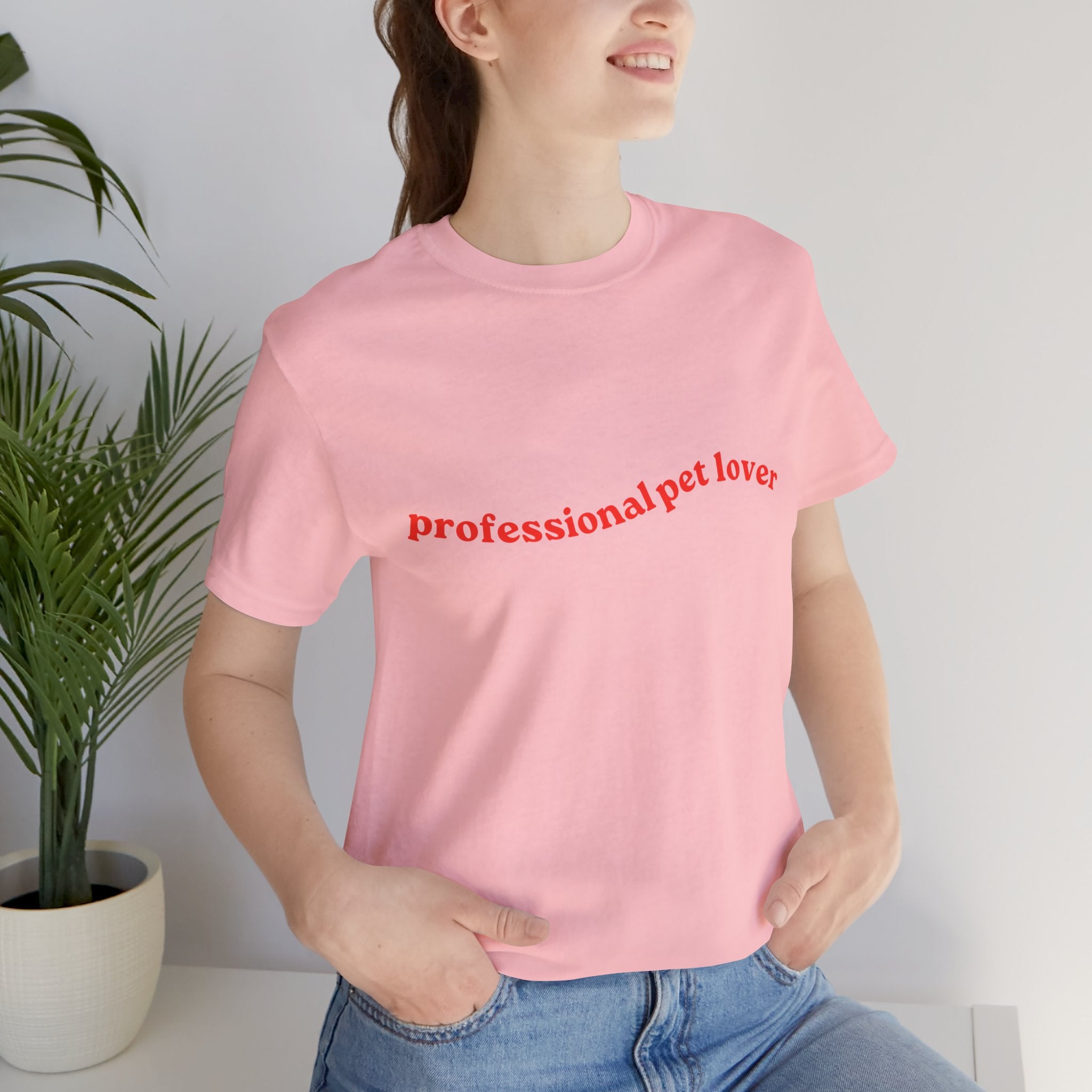 Professional Pet Lover T-Shirt — Cute Casual Tee for Animal Lovers