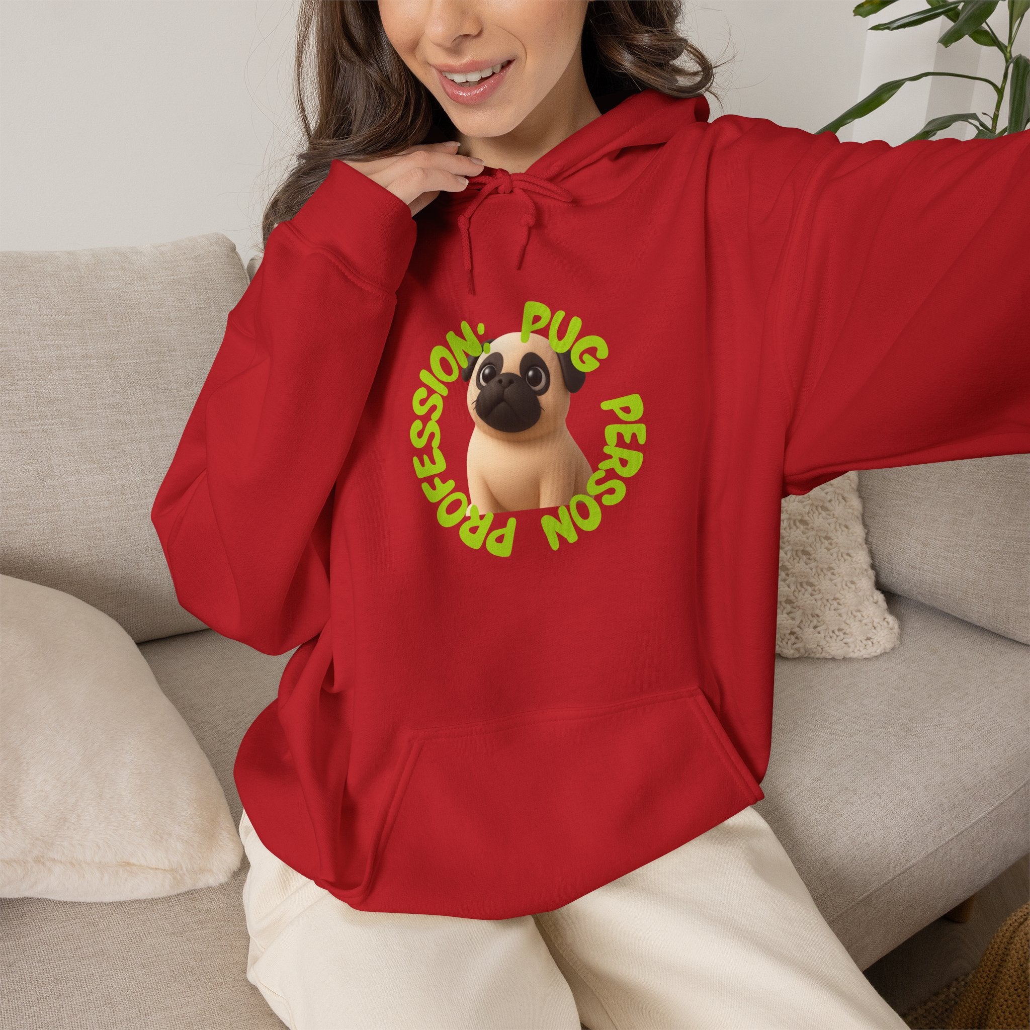 Pug Person - Cute Pug Hoodie