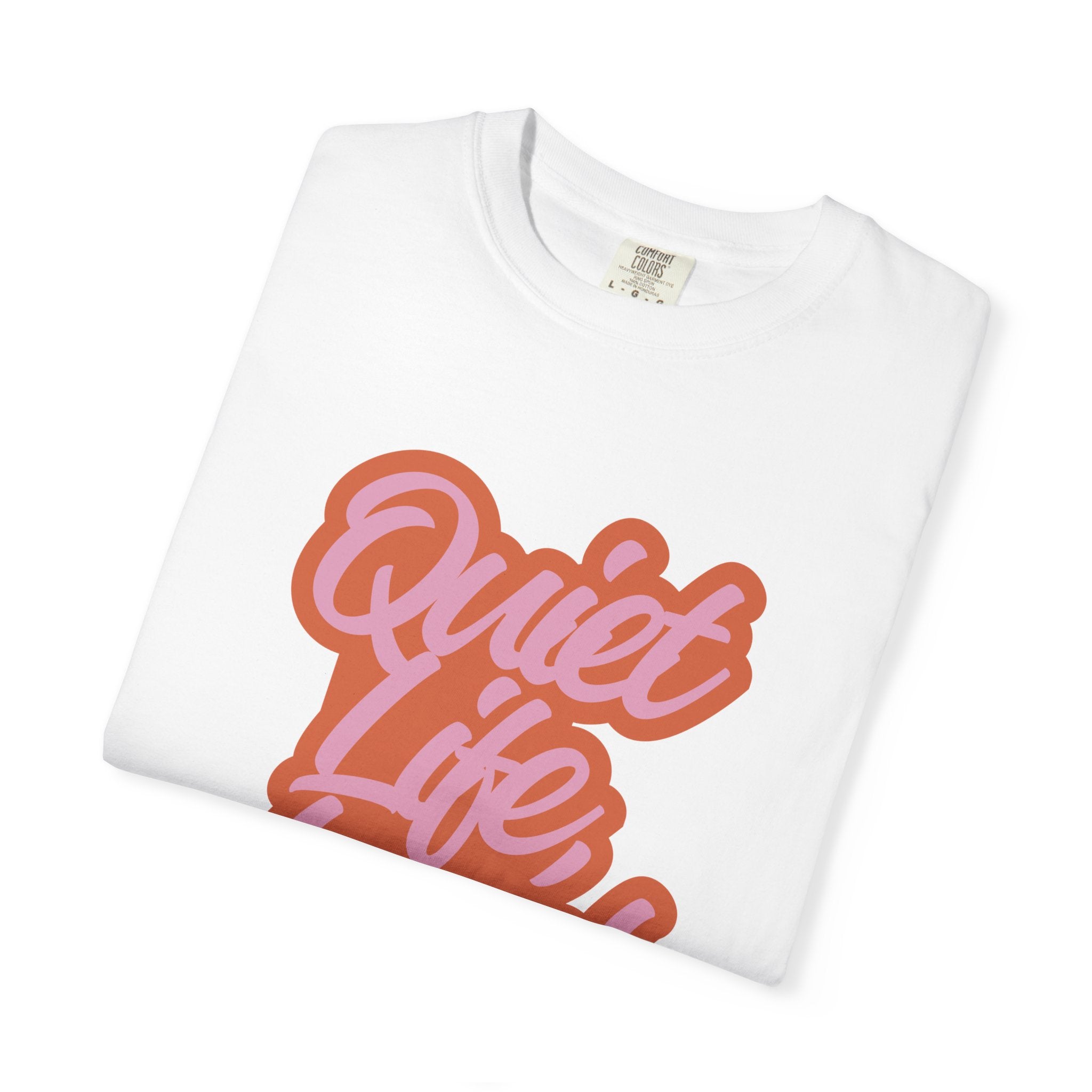 Quiet Life Loud Pet T-Shirt | Funny Pet Lover Graphic Tee | Cozy Retro Dog & Cat Owner Shirt