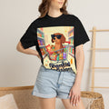 Dog with Shopping Cart T-Shirt — “Financial Decisions Were Made” Funny Graphic Tee