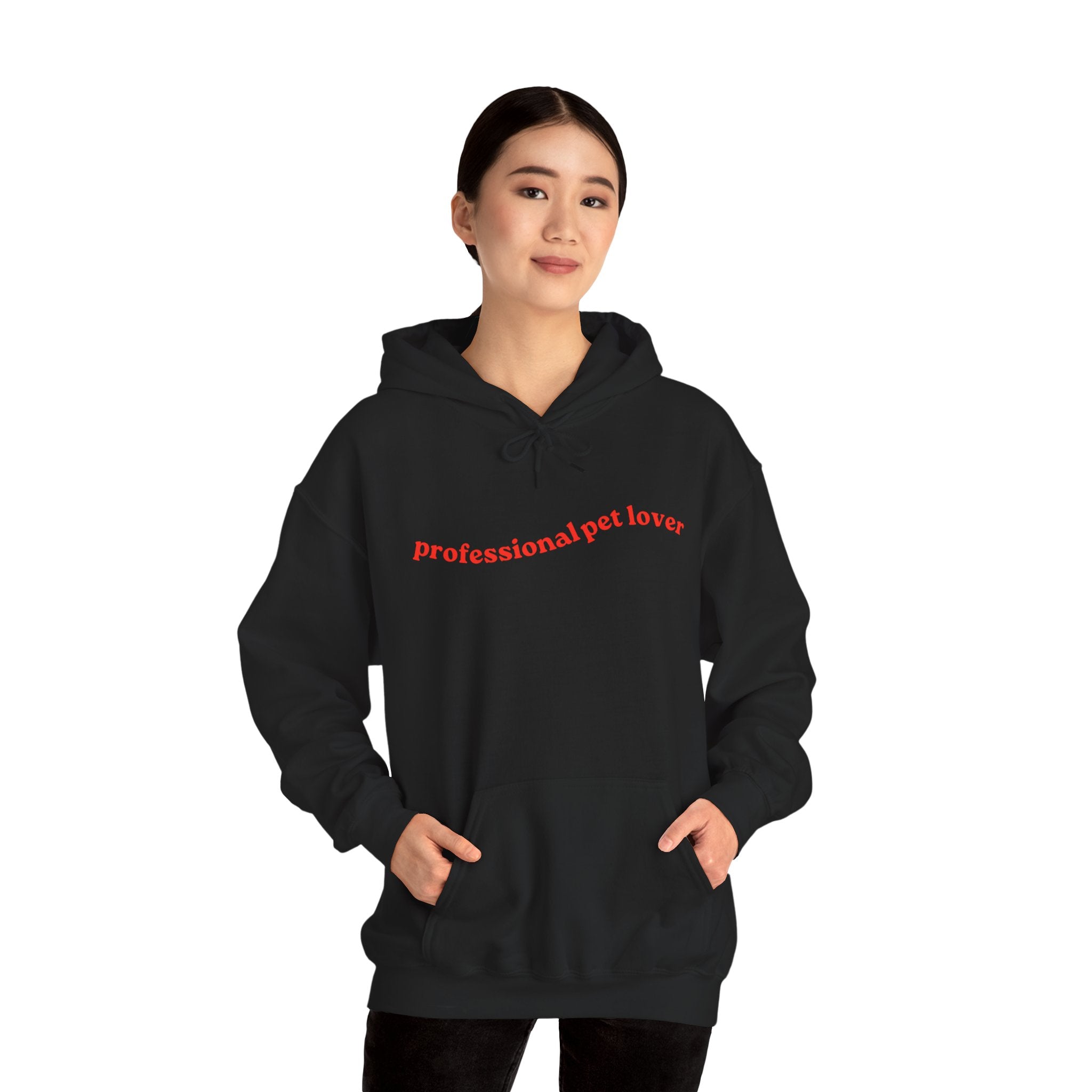 Professional Pet Lover Hoodie | Cozy Unisex Pet Lover Pullover Sweatshirt for Dog & Cat Lovers