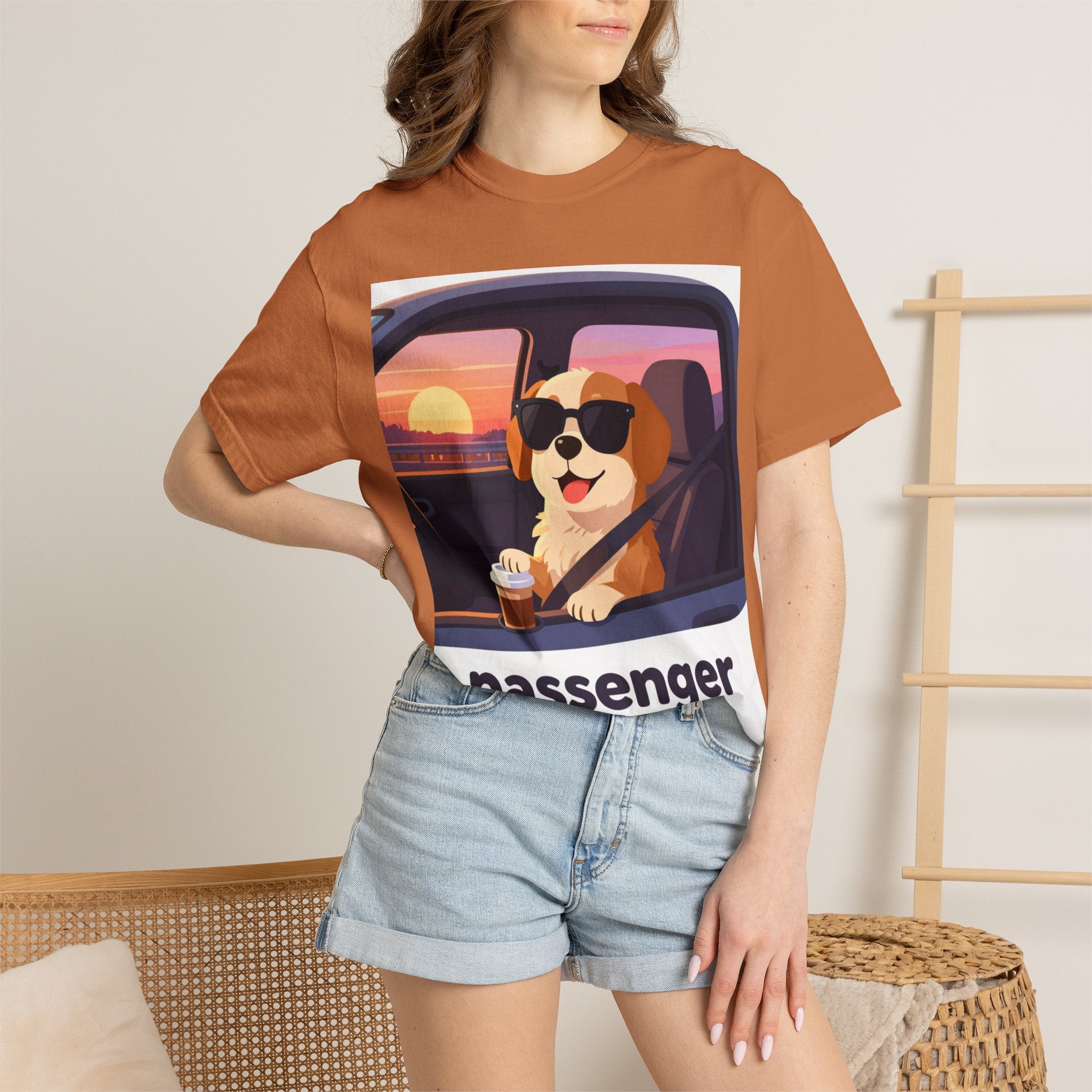 Passenger Princess T-Shirt – Cute Dog Graphic Tee