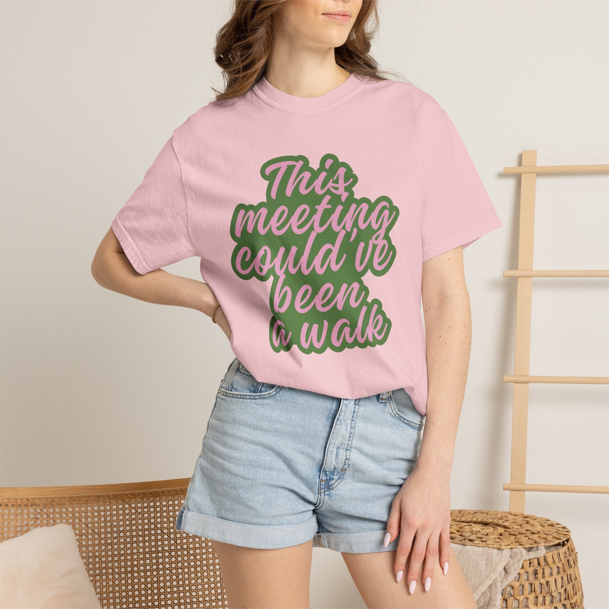 This Meeting Could’ve Been a Walk T-Shirt | Funny Work From Home & Nature Lover Graphic Tee
