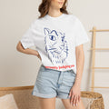 Cat Sketch Tee — "currently judging you" Graphic T-Shirt