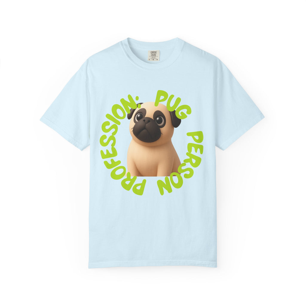Pug Person Graphic T-Shirt — "Pug Person" Cute Cartoon Pug Tee