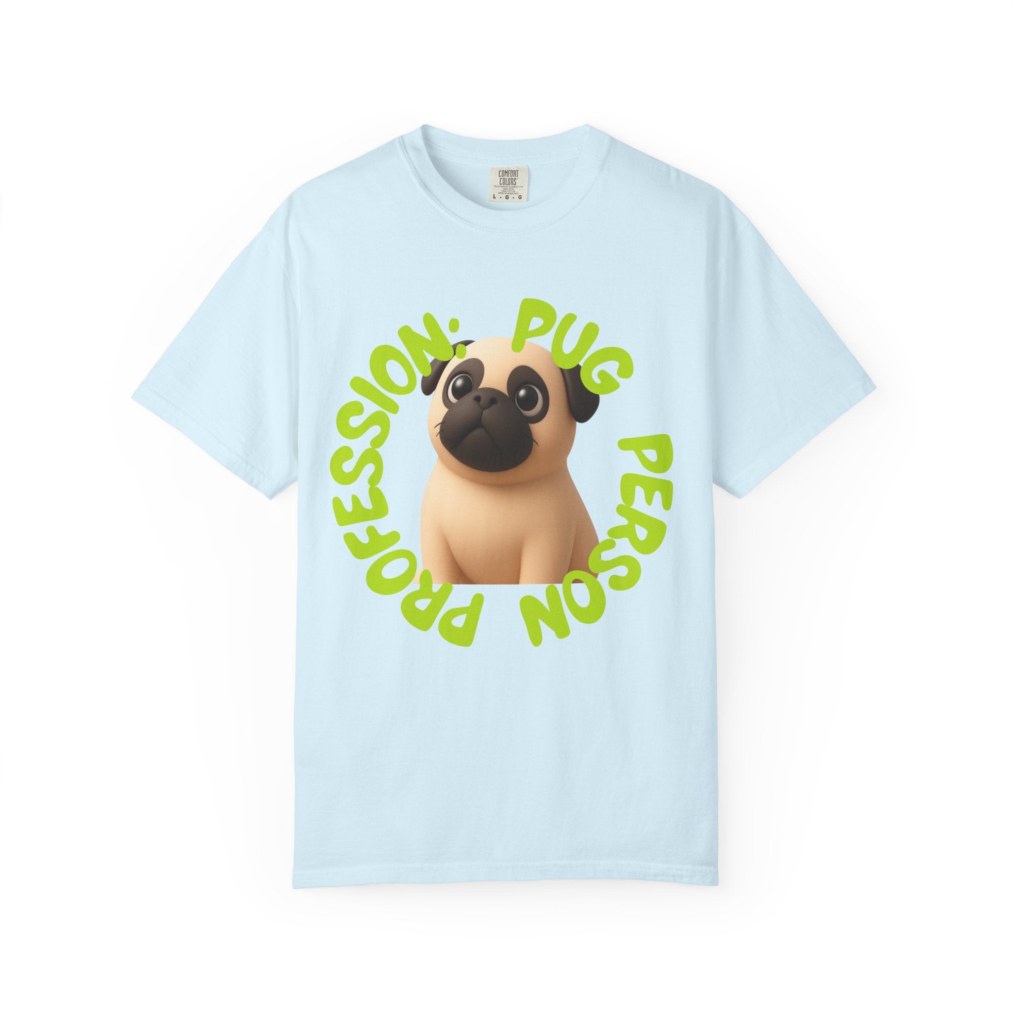 Pug Person Graphic T-Shirt — "Pug Person" Cute Cartoon Pug Tee