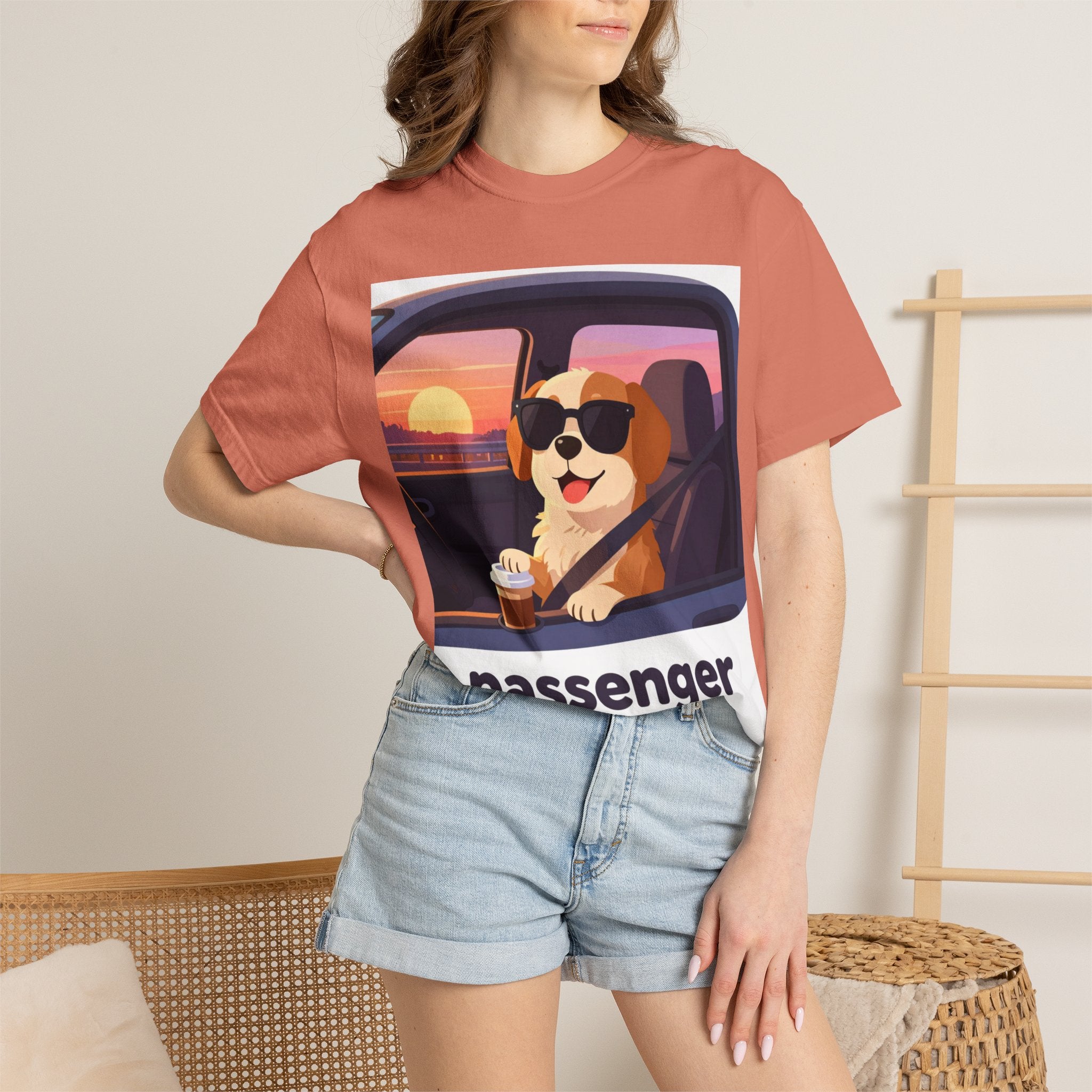 Passenger Princess T-Shirt – Cute Dog Graphic Tee
