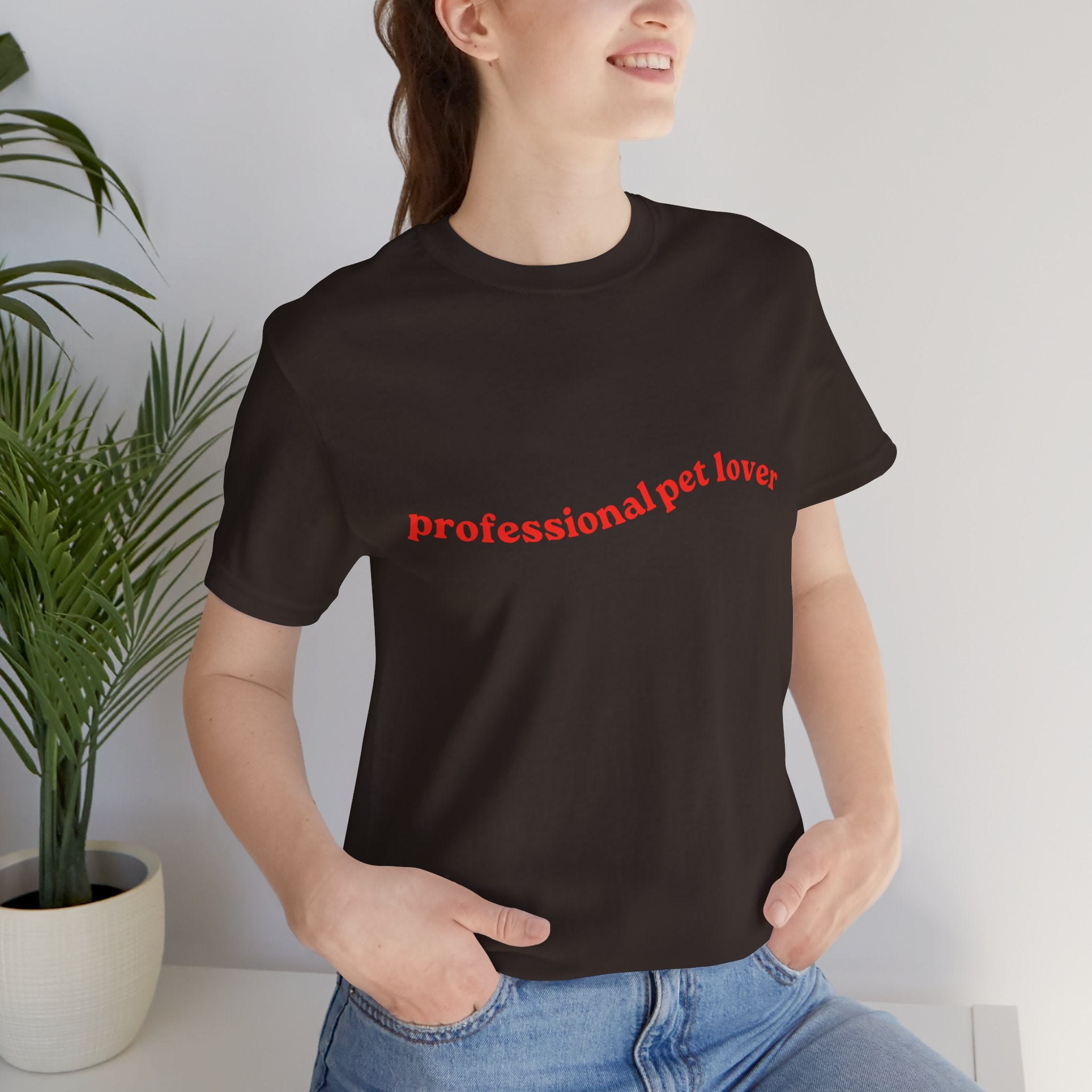 Professional Pet Lover T-Shirt — Cute Casual Tee for Animal Lovers