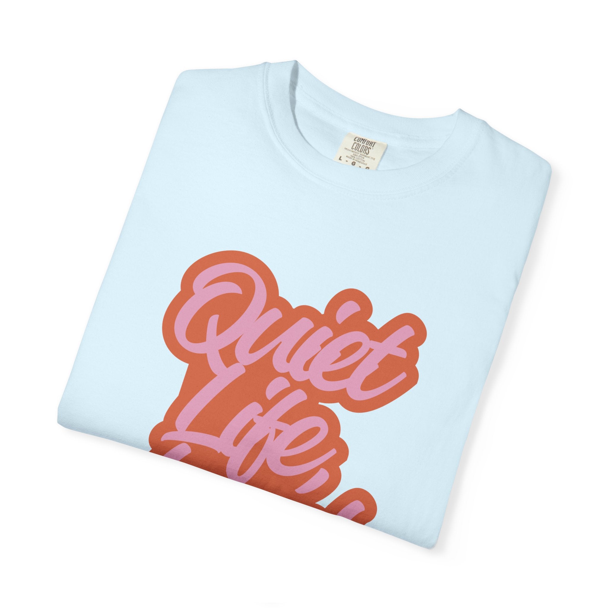Quiet Life Loud Pet T-Shirt | Funny Pet Lover Graphic Tee | Cozy Retro Dog & Cat Owner Shirt