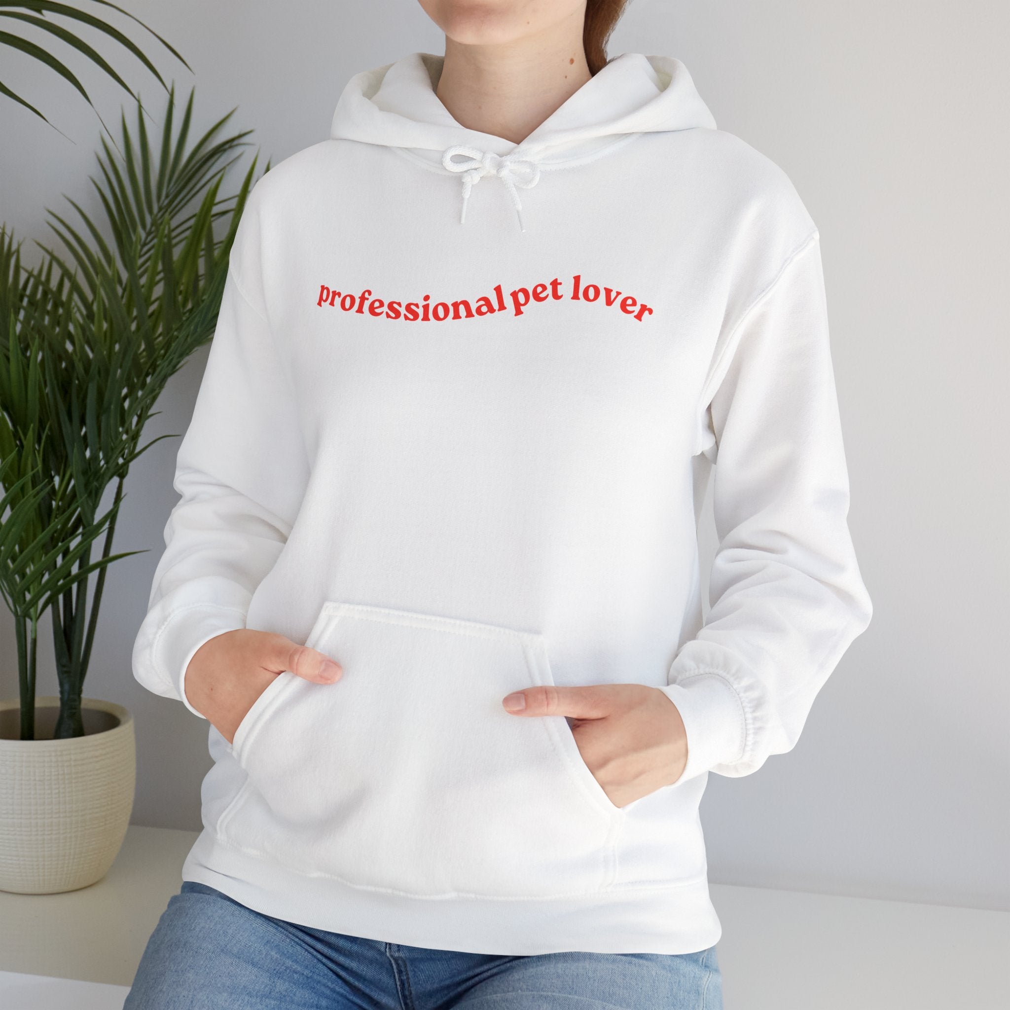 Professional Pet Lover Hoodie | Cozy Unisex Pet Lover Pullover Sweatshirt for Dog & Cat Lovers