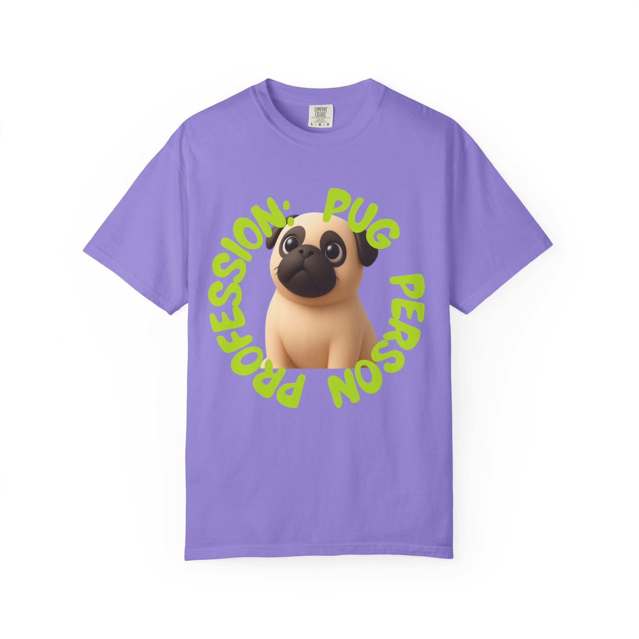 Pug Person Graphic T-Shirt — "Pug Person" Cute Cartoon Pug Tee