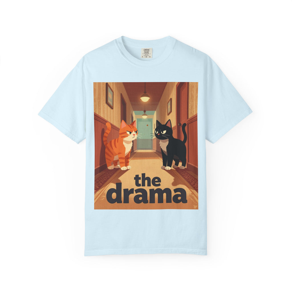 The Drama Cats T-Shirt — Funny Cat Illustration Tee