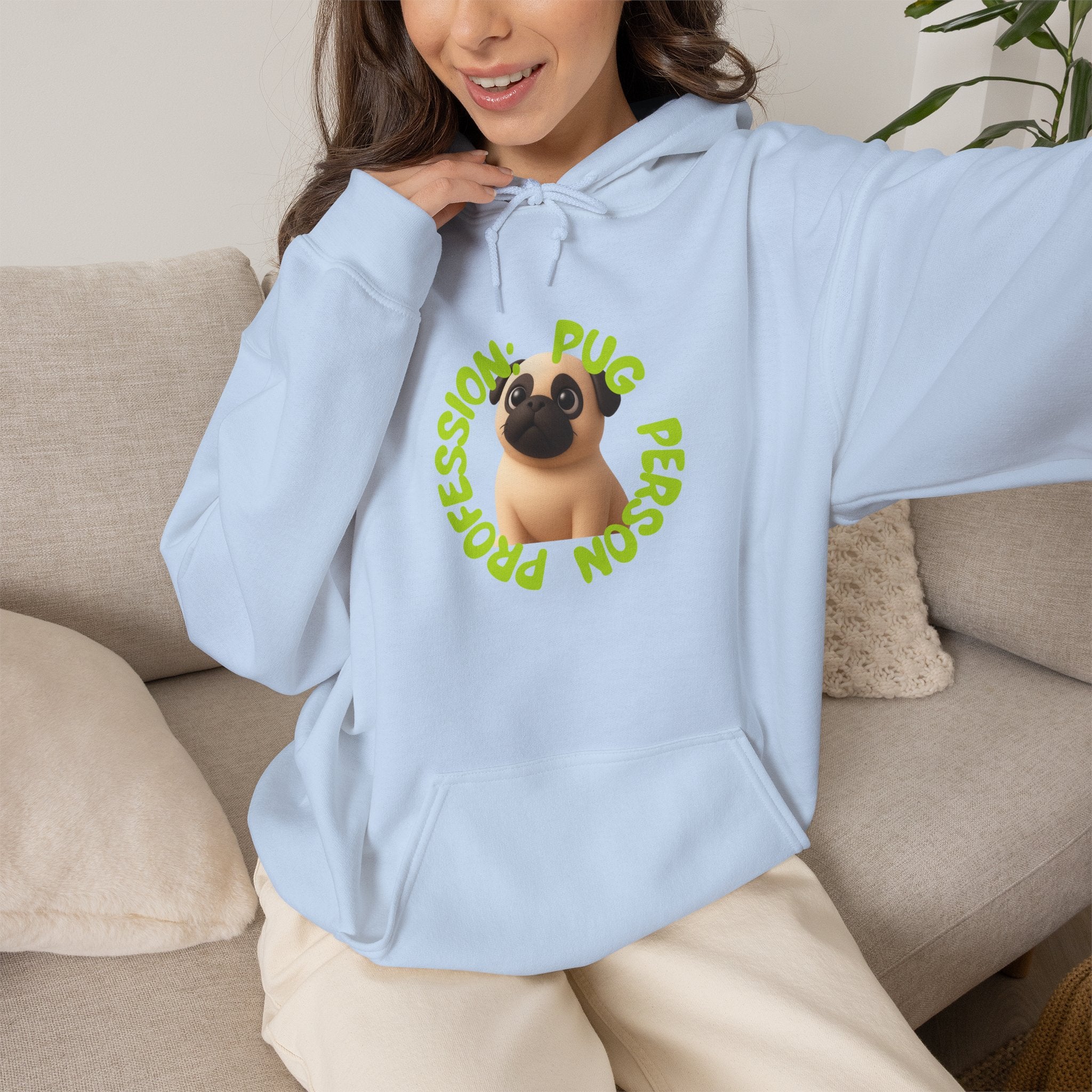 Pug Person - Cute Pug Hoodie