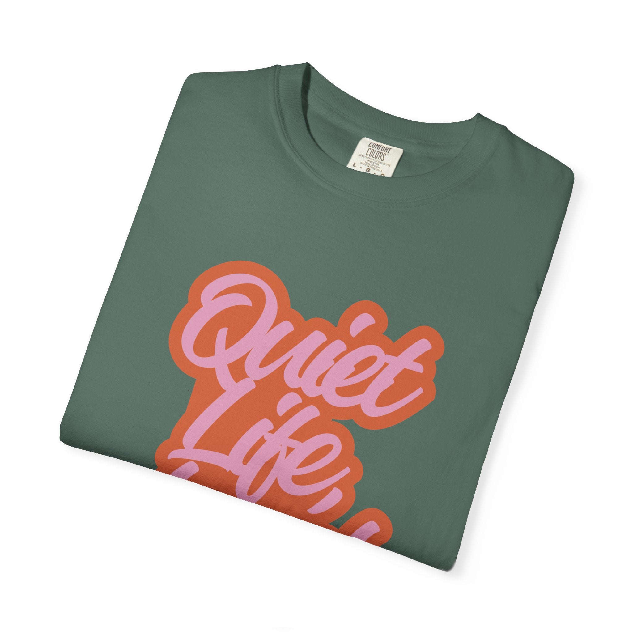 Quiet Life Loud Pet T-Shirt | Funny Pet Lover Graphic Tee | Cozy Retro Dog & Cat Owner Shirt