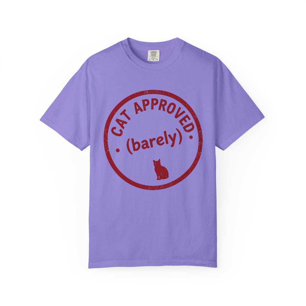 Cat Approved (Barely) T-Shirt — Funny Cat Lover Tee