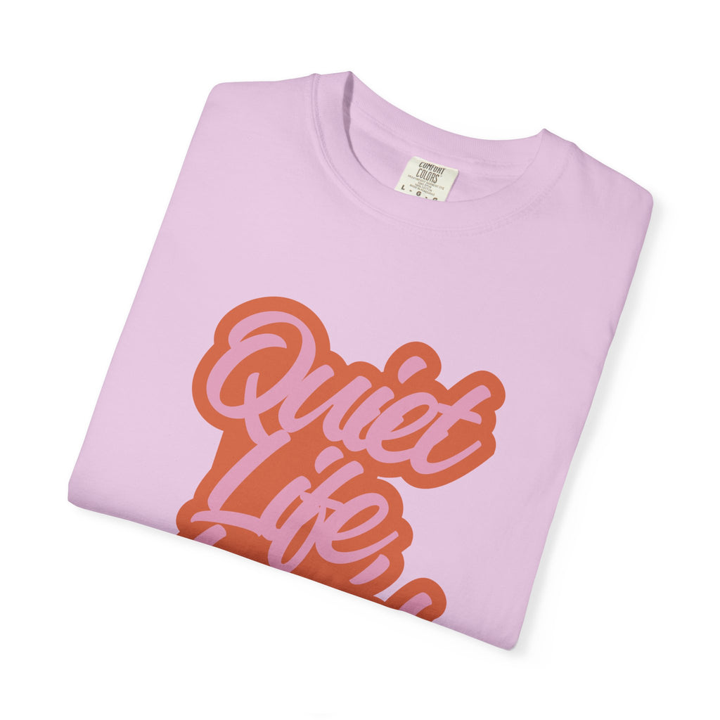 Quiet Life Loud Pet T-Shirt | Funny Pet Lover Graphic Tee | Cozy Retro Dog & Cat Owner Shirt