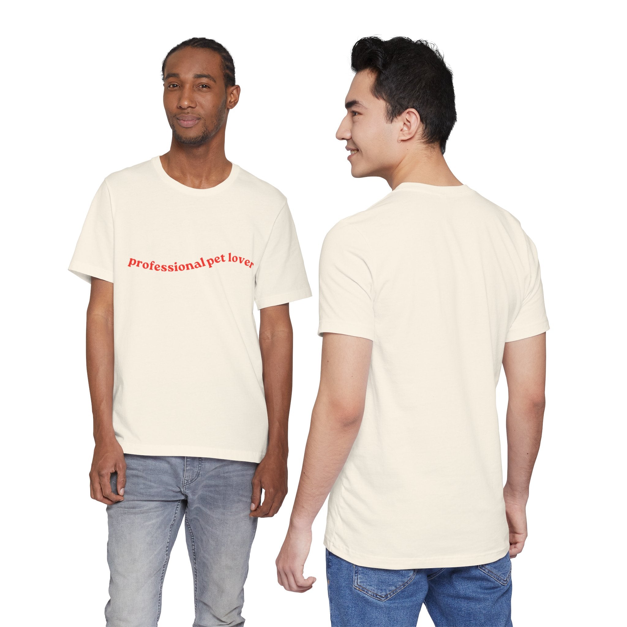 Professional Pet Lover T-Shirt — Cute Casual Tee for Animal Lovers