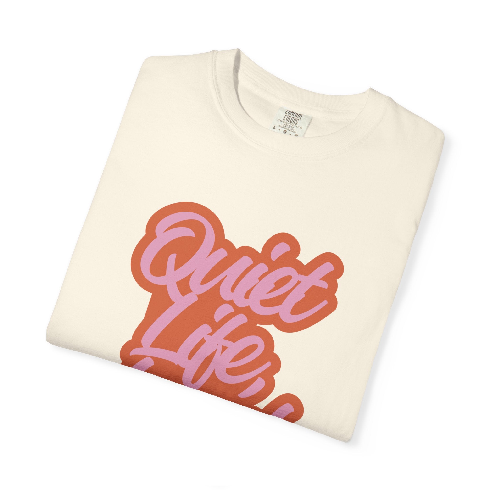 Quiet Life Loud Pet T-Shirt | Funny Pet Lover Graphic Tee | Cozy Retro Dog & Cat Owner Shirt