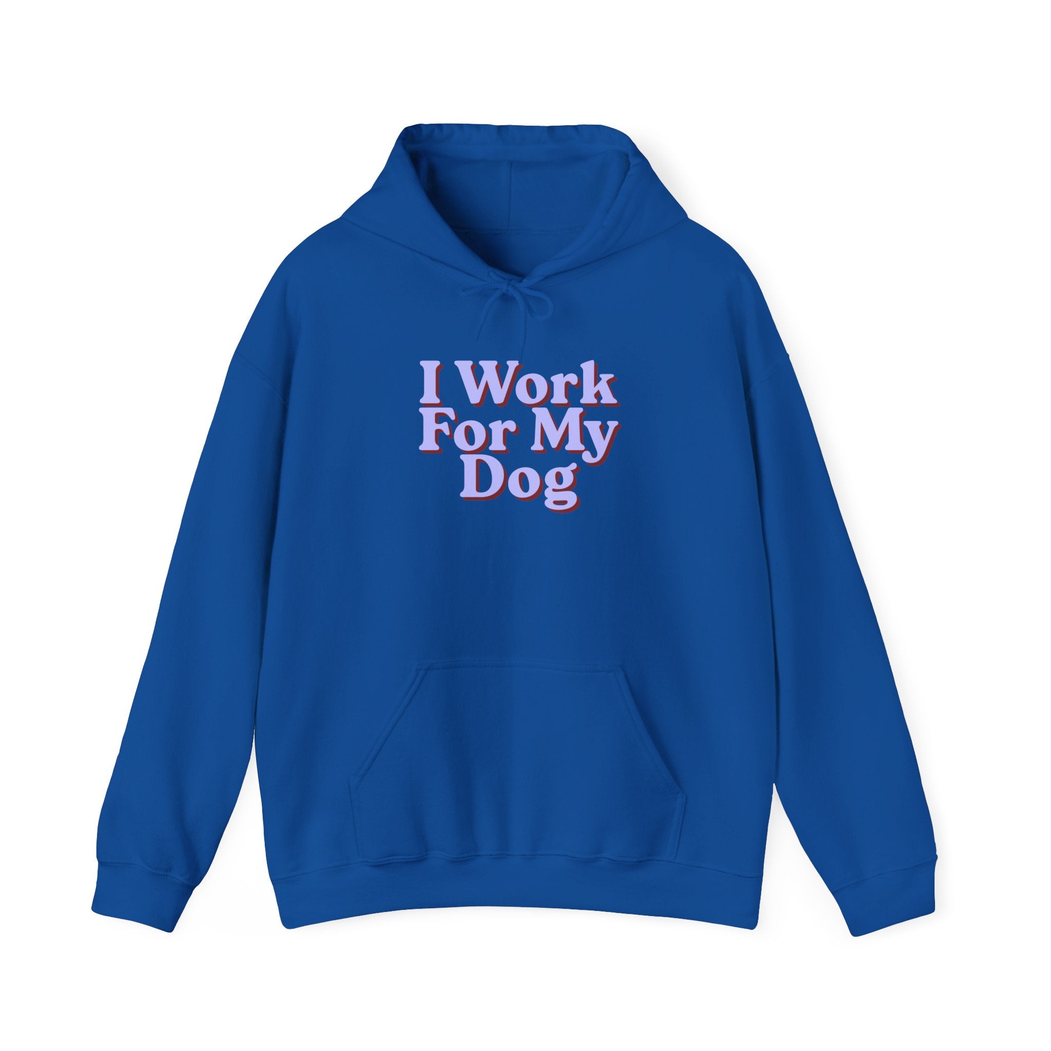 I Work For My Dog Hoodie – Cute Pet Lover Sweatshirt