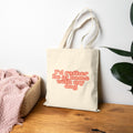 I'd Rather Be at Home with My Dog Tote Bag | Funny Dog Lover Canvas Shopper Bag | Reusable Everyday Market Tote