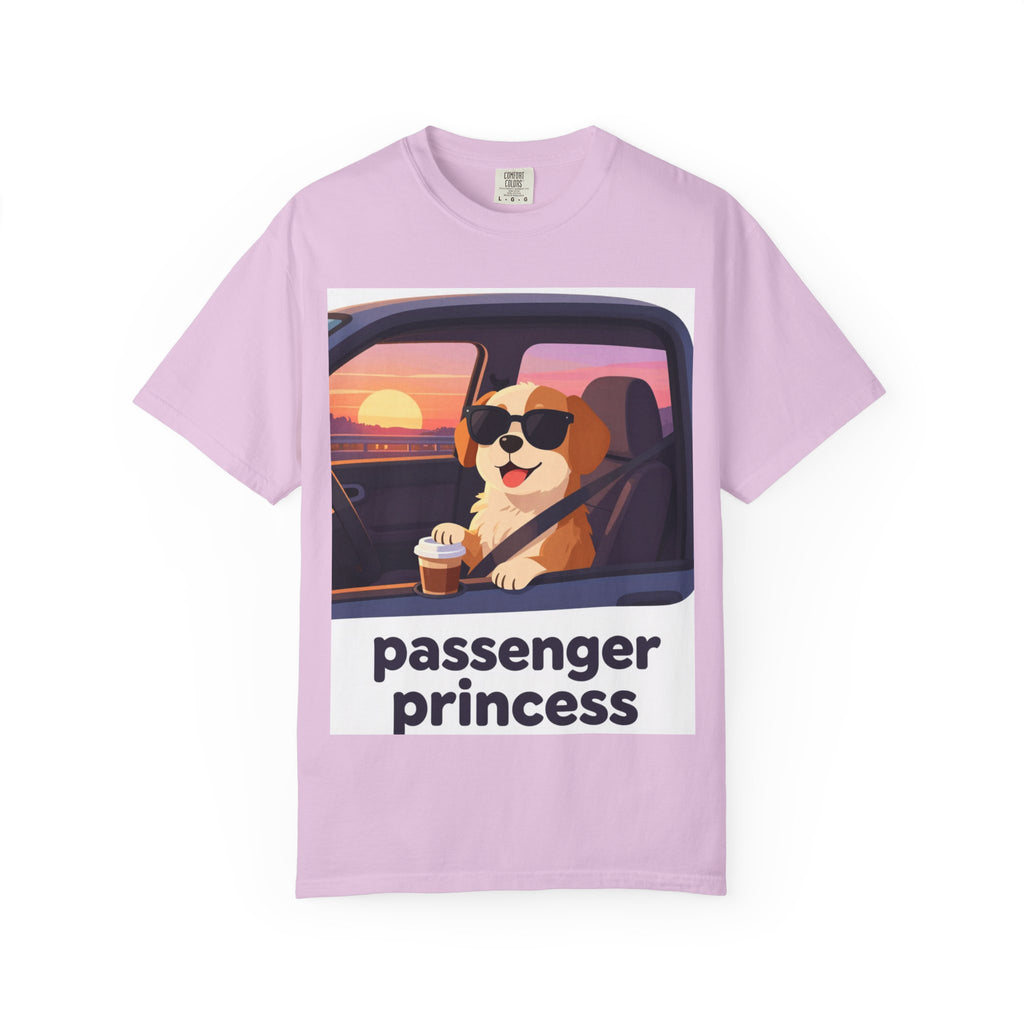 Passenger Princess T-Shirt – Cute Dog Graphic Tee