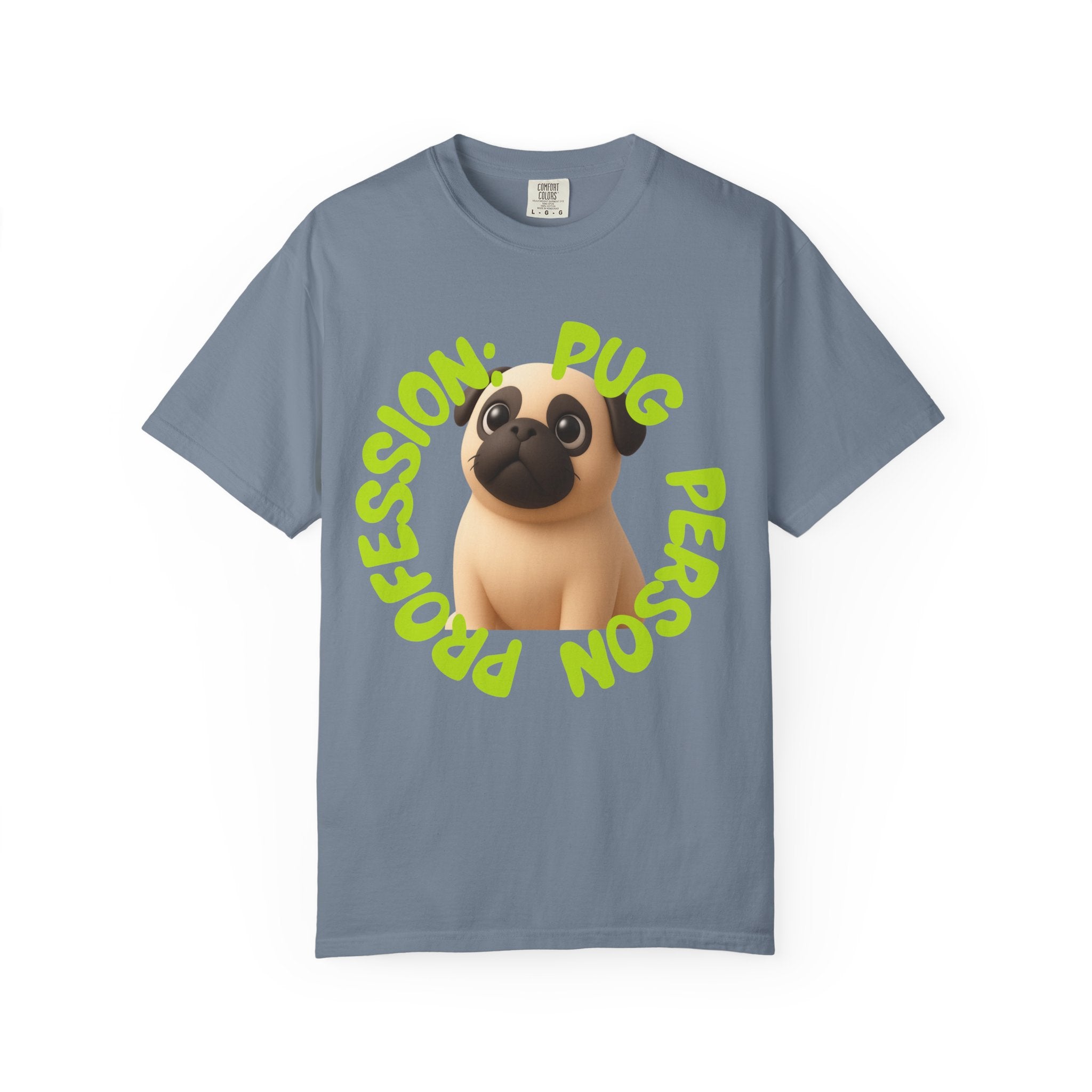 Pug Person Graphic T-Shirt — "Pug Person" Cute Cartoon Pug Tee