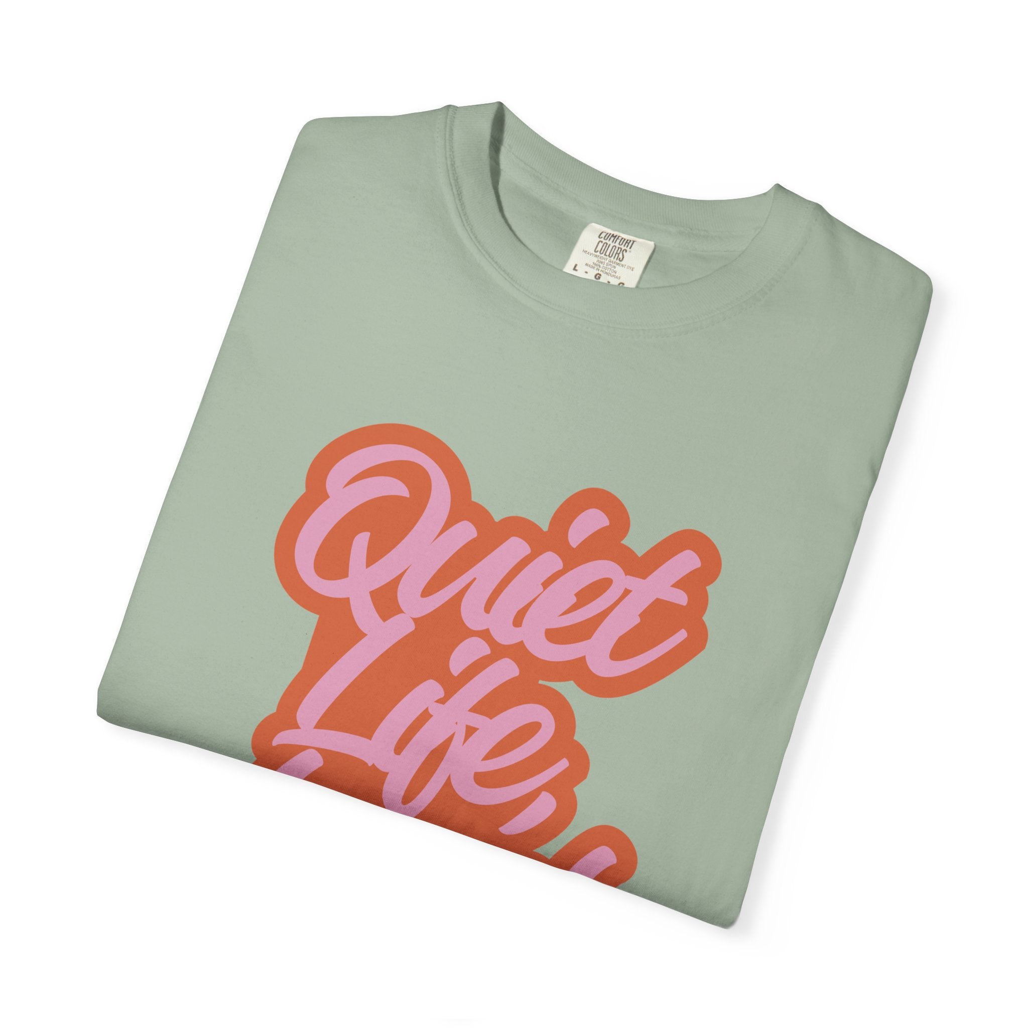 Quiet Life Loud Pet T-Shirt | Funny Pet Lover Graphic Tee | Cozy Retro Dog & Cat Owner Shirt