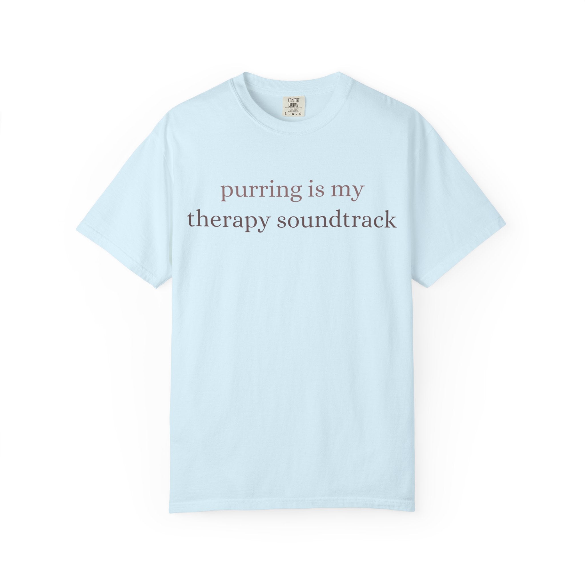 Purring Is My Therapy Soundtrack T-Shirt