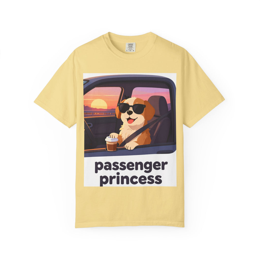 Passenger Princess T-Shirt – Cute Dog Graphic Tee