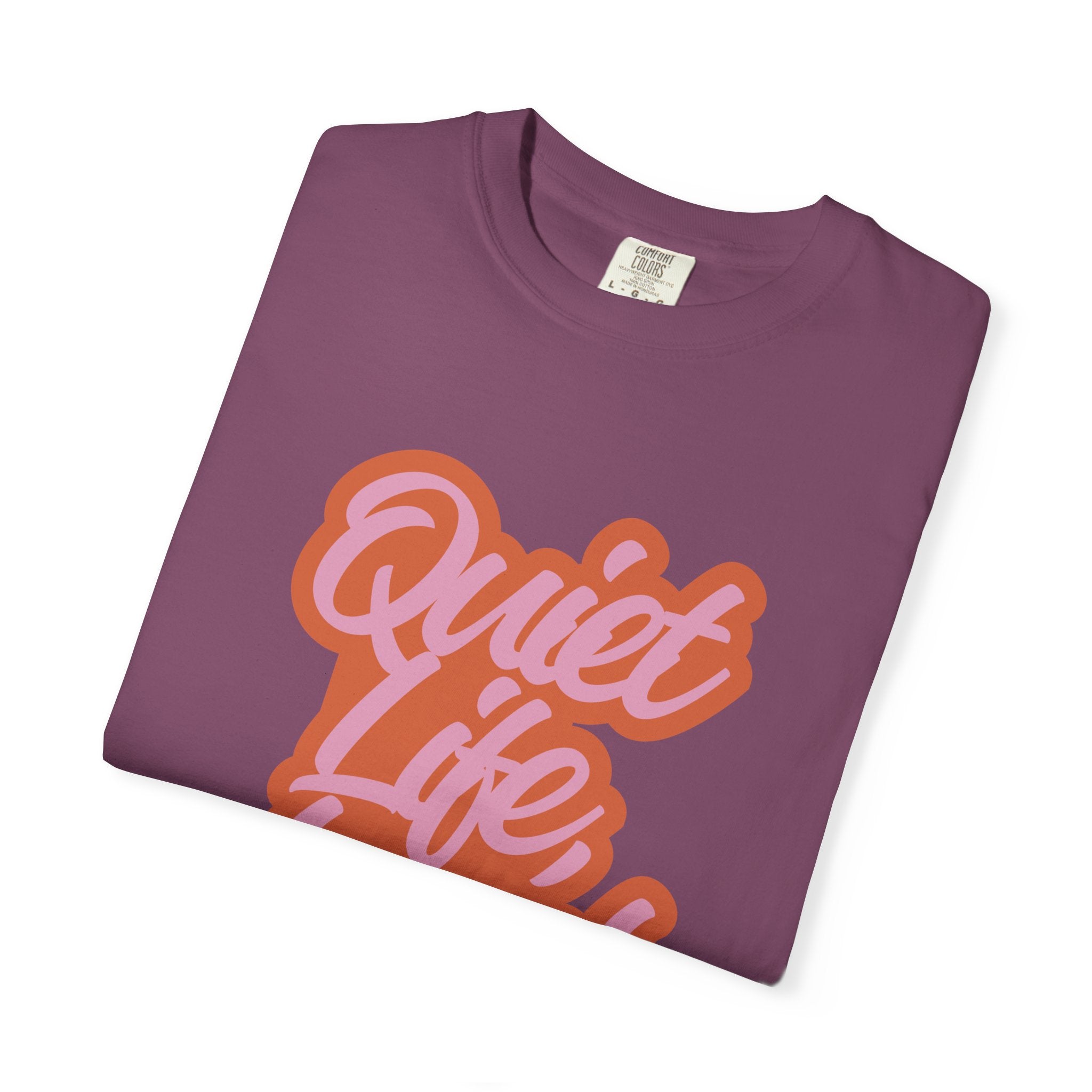 Quiet Life Loud Pet T-Shirt | Funny Pet Lover Graphic Tee | Cozy Retro Dog & Cat Owner Shirt