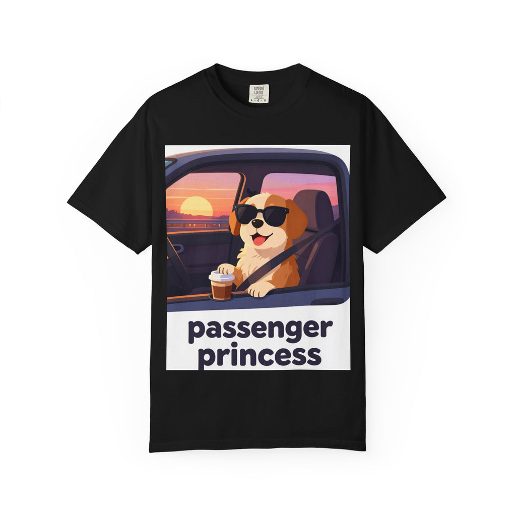 Passenger Princess T-Shirt – Cute Dog Graphic Tee