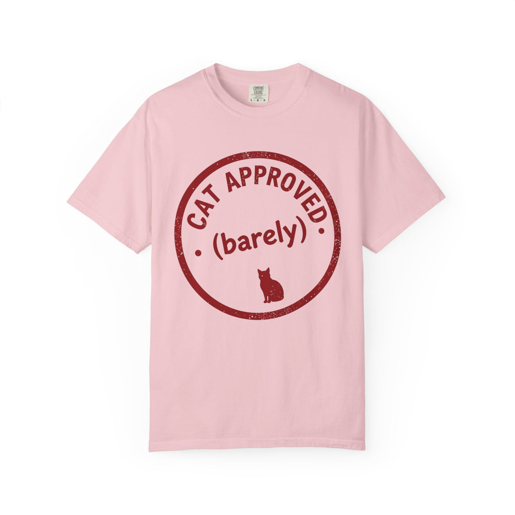 Cat Approved (Barely) T-Shirt — Funny Cat Lover Tee