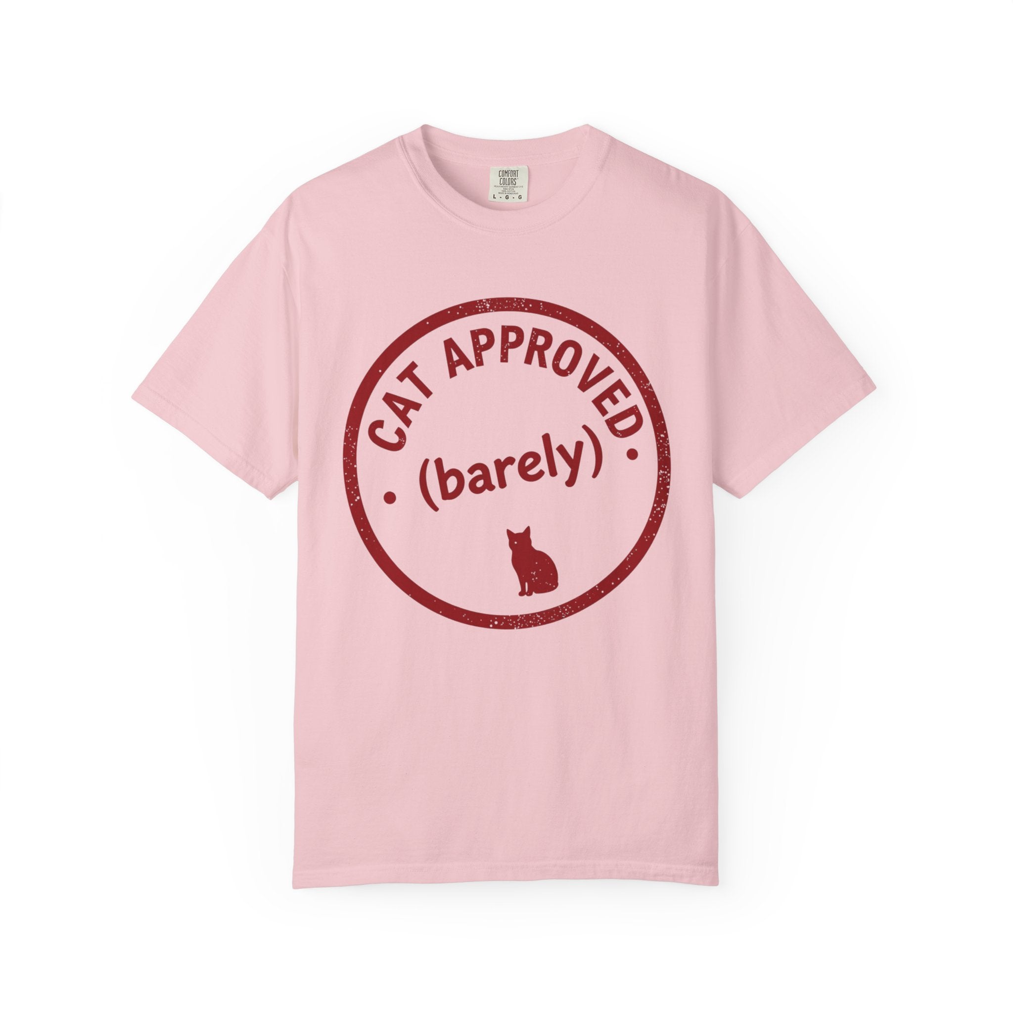 Cat Approved (Barely) T-Shirt — Funny Cat Lover Tee