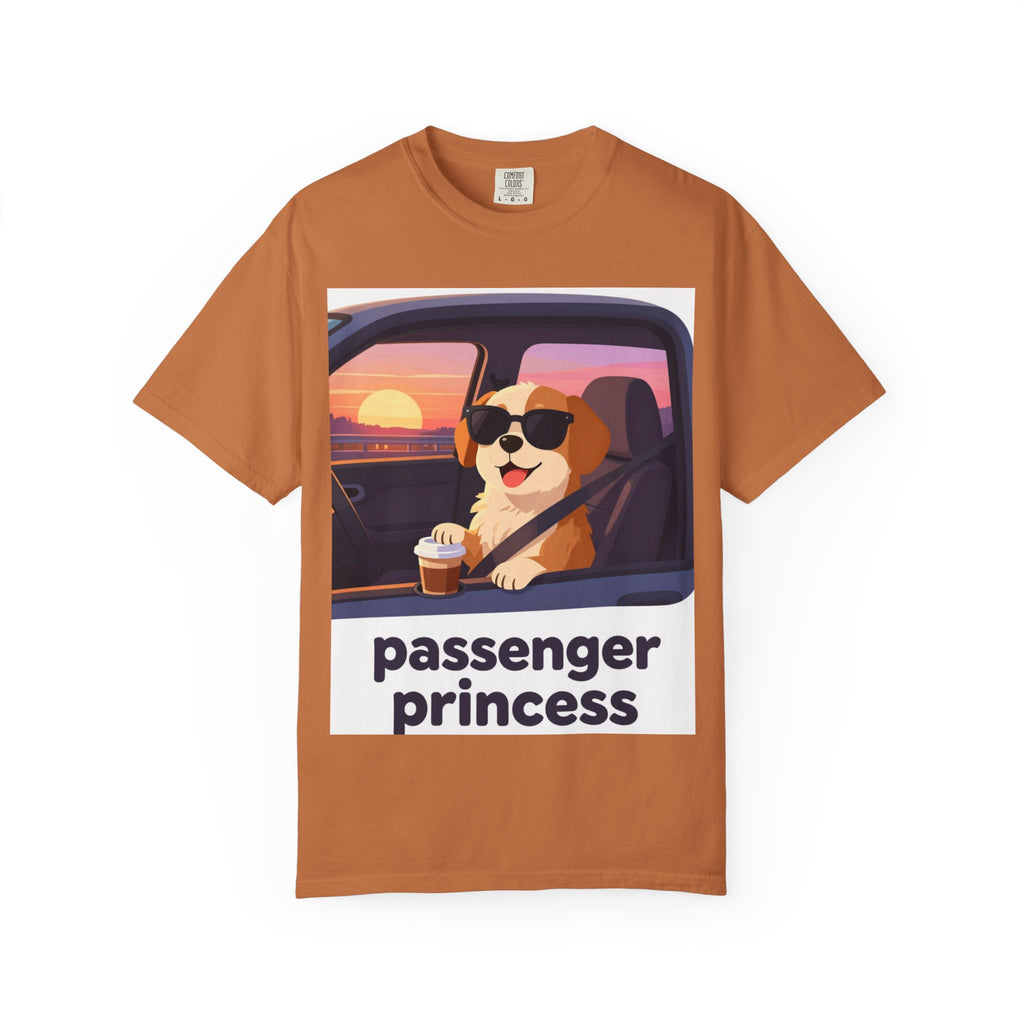 Passenger Princess T-Shirt – Cute Dog Graphic Tee