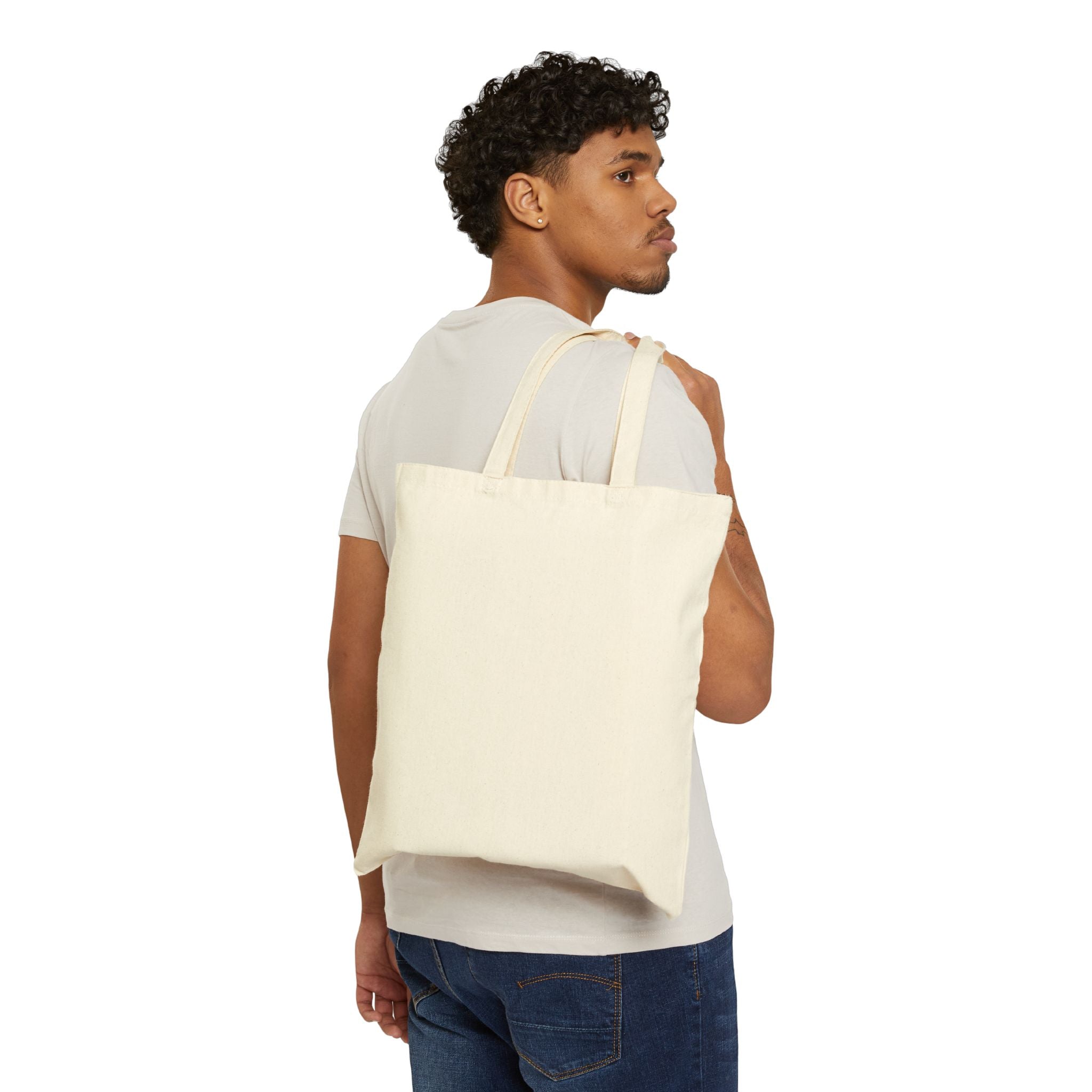 Pug Person Tote Bag – "Professional Pug Person" Canvas Grocery & Market Tote
