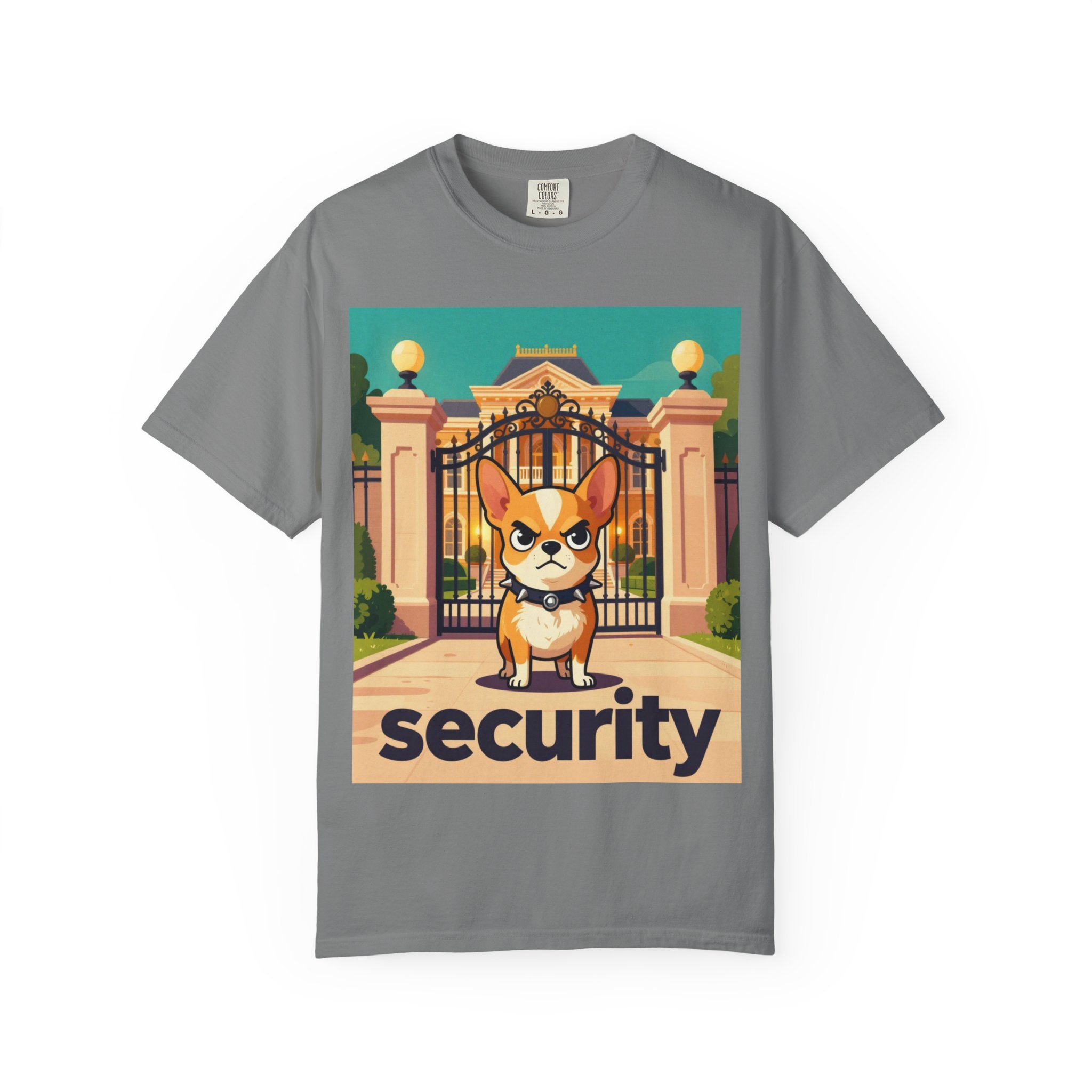 Security Corgi T-Shirt — Cute Guard Dog Graphic Tee