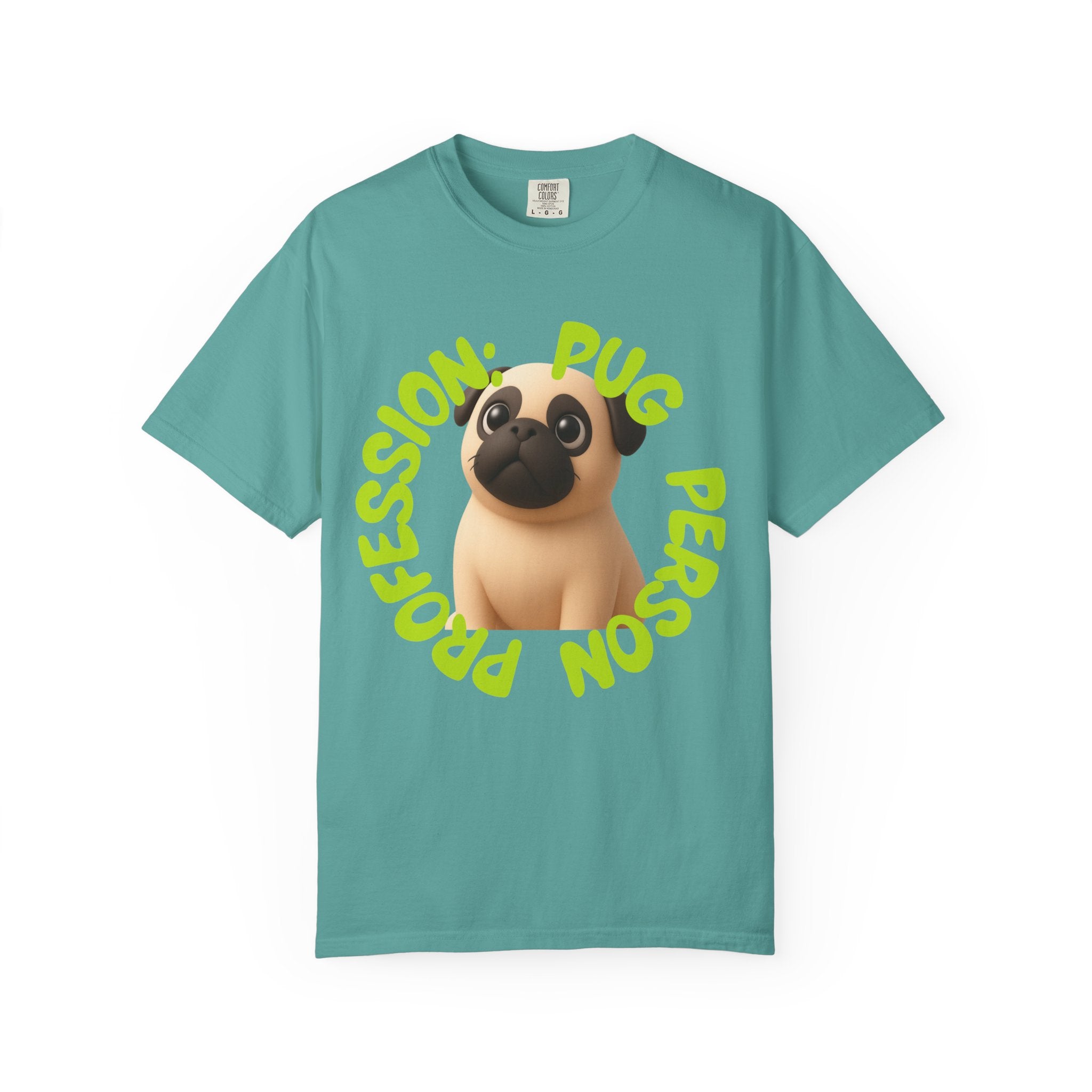 Pug Person Graphic T-Shirt — "Pug Person" Cute Cartoon Pug Tee