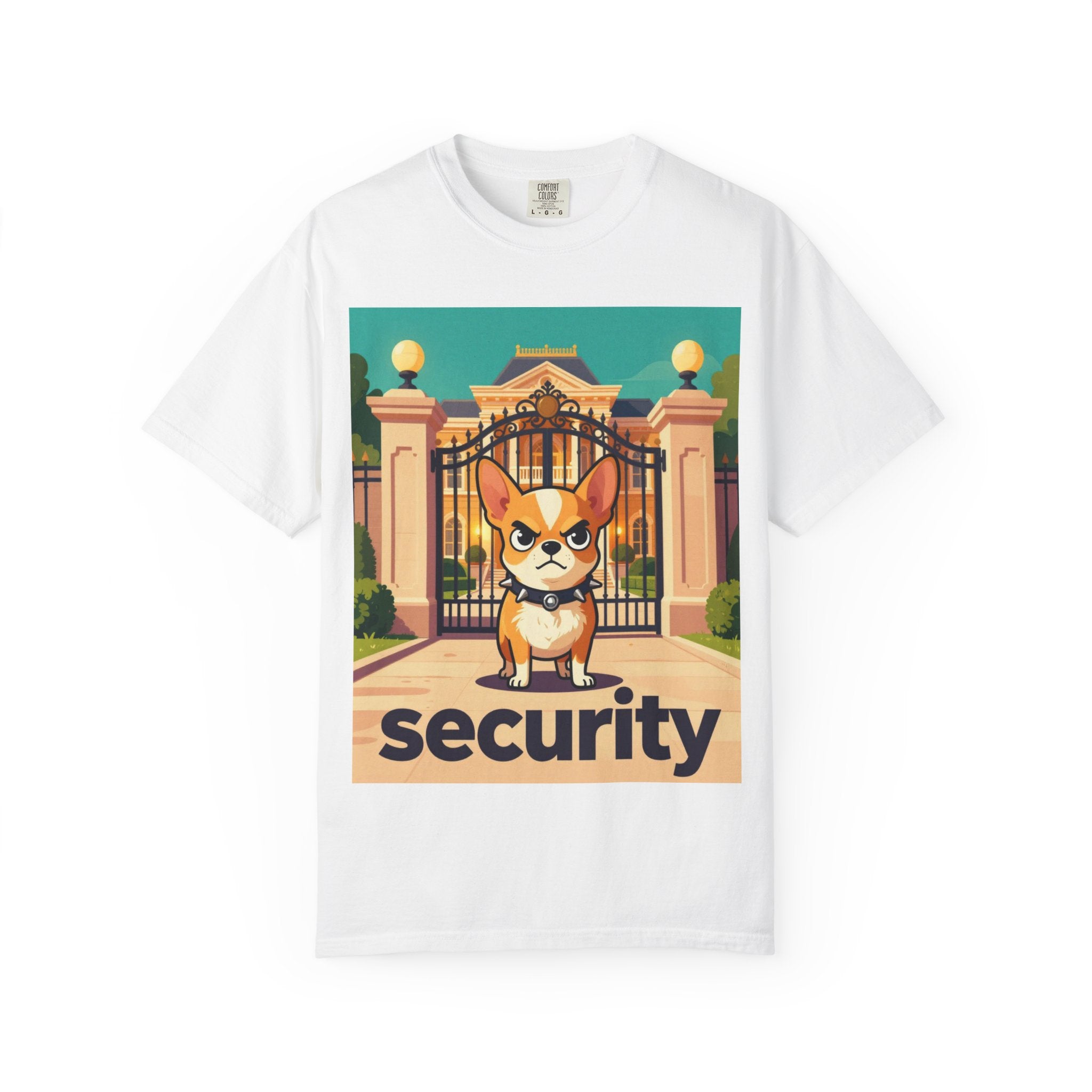 Security Corgi T-Shirt — Cute Guard Dog Graphic Tee