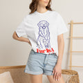 Fur Is A Lifestyle Dog Lover T-Shirt | Cute Golden Retriever Graphic Tee | Garment-Dyed Retro Pet Owner Shirt