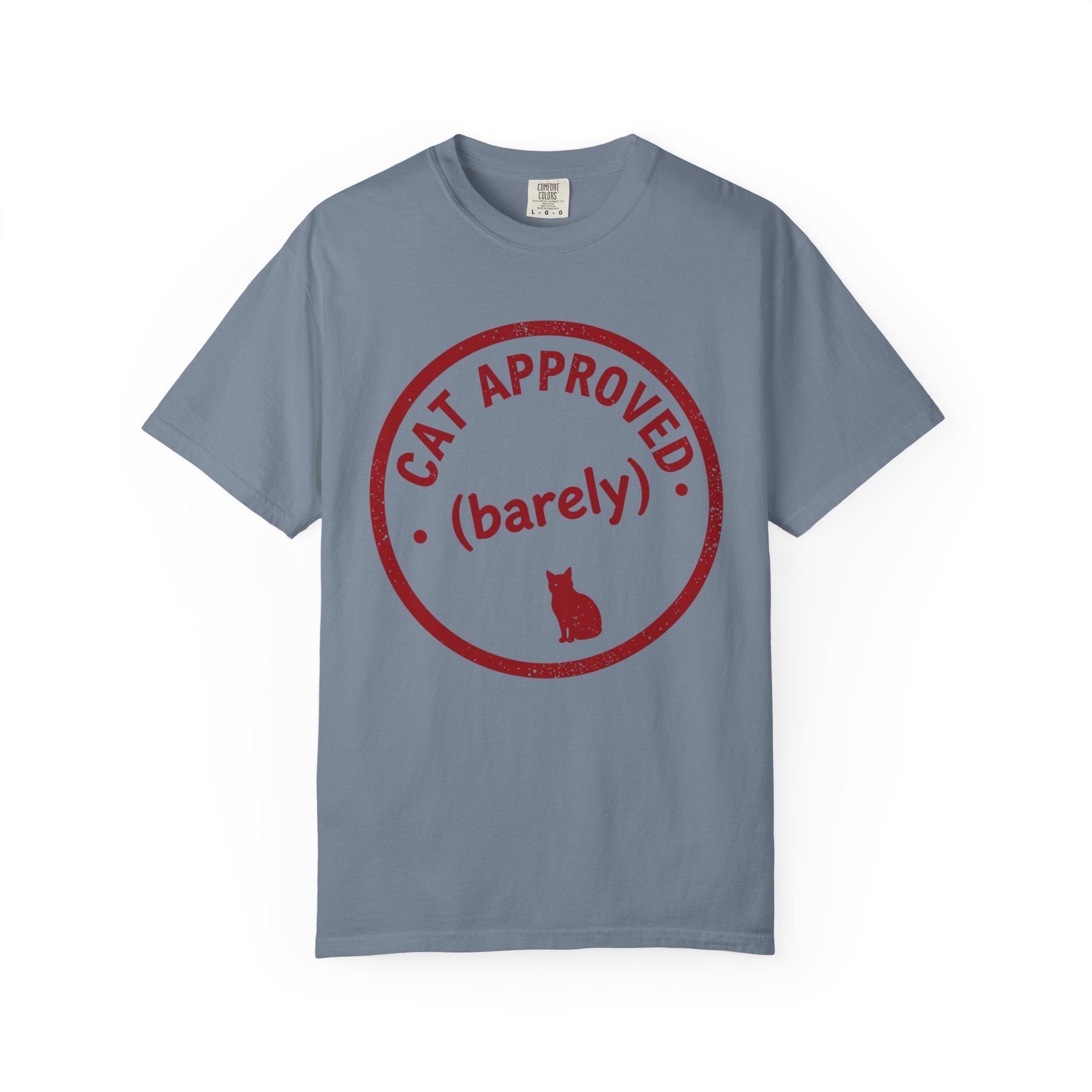 Cat Approved (Barely) T-Shirt — Funny Cat Lover Tee