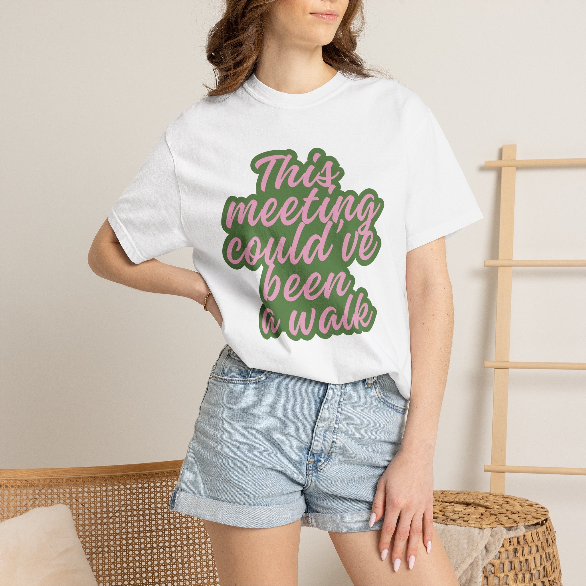 This Meeting Could’ve Been a Walk T-Shirt | Funny Work From Home & Nature Lover Graphic Tee