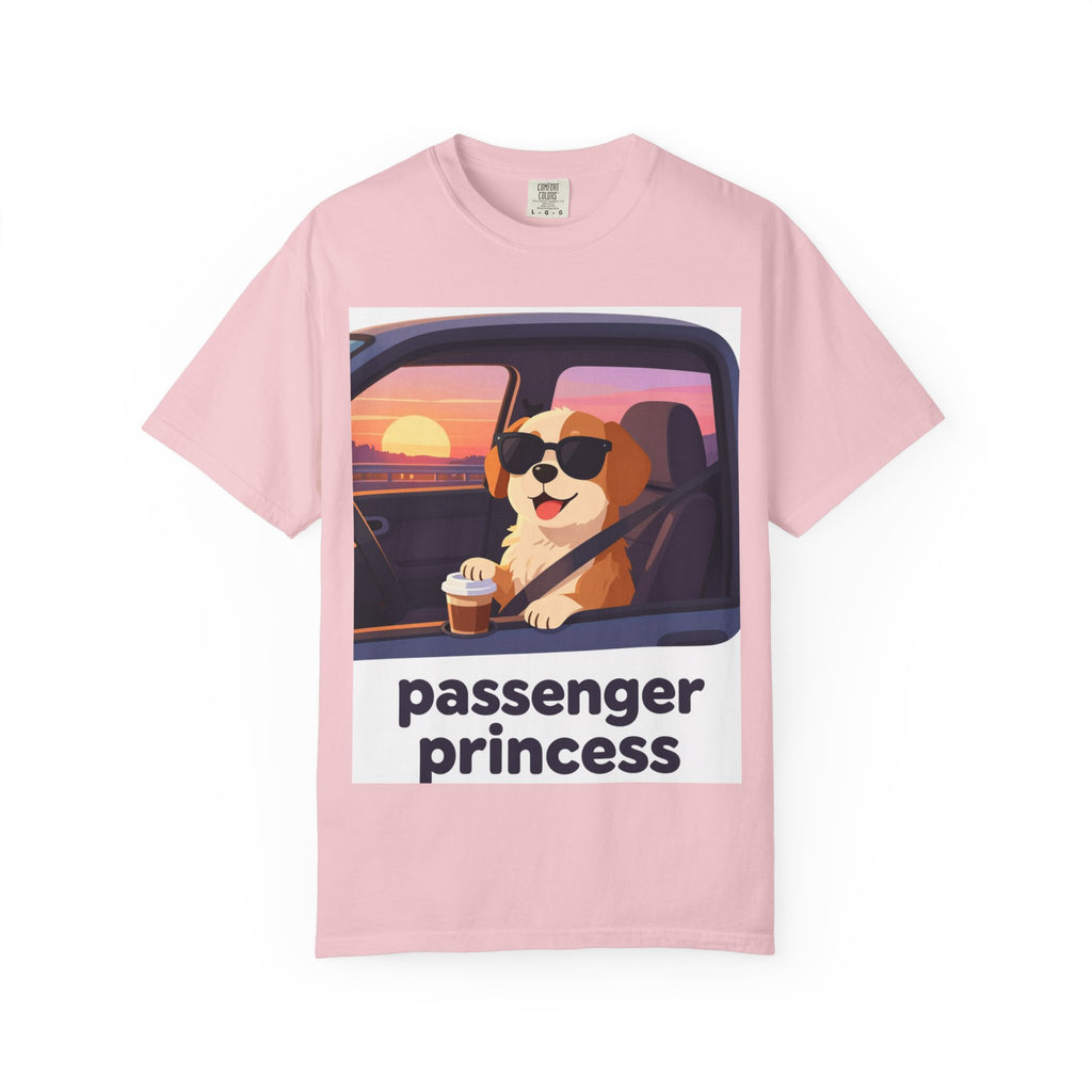 Passenger Princess T-Shirt – Cute Dog Graphic Tee